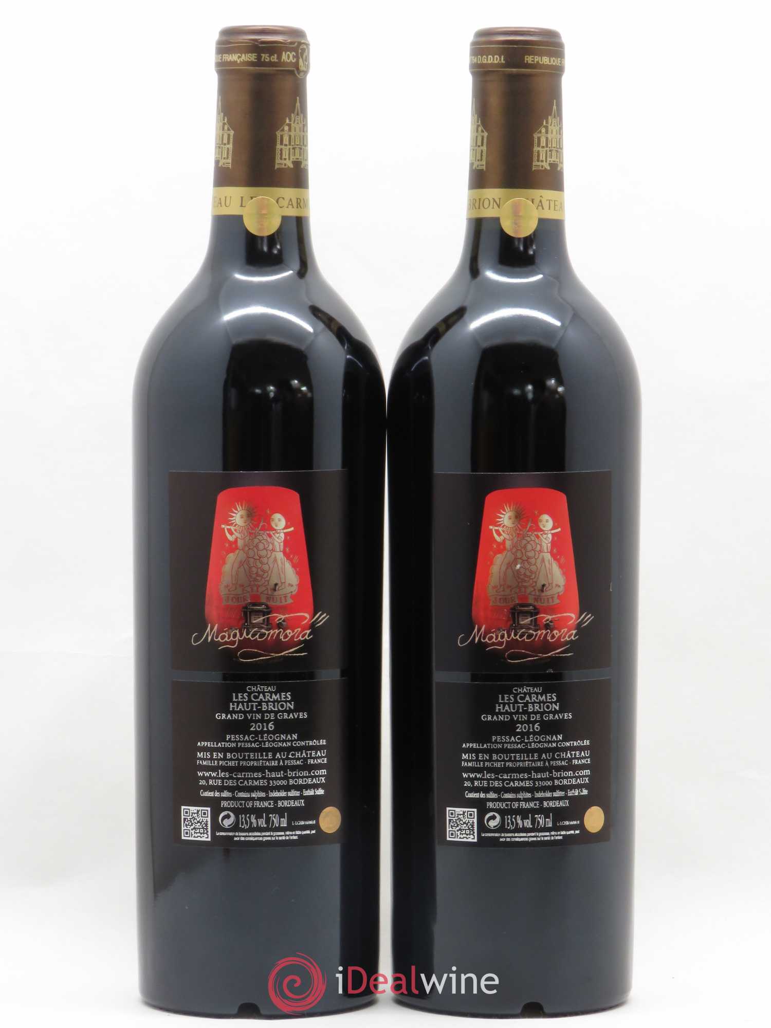 Château Les Carmes Haut-Brion 2016 - Lot de 2 bouteilles - 1