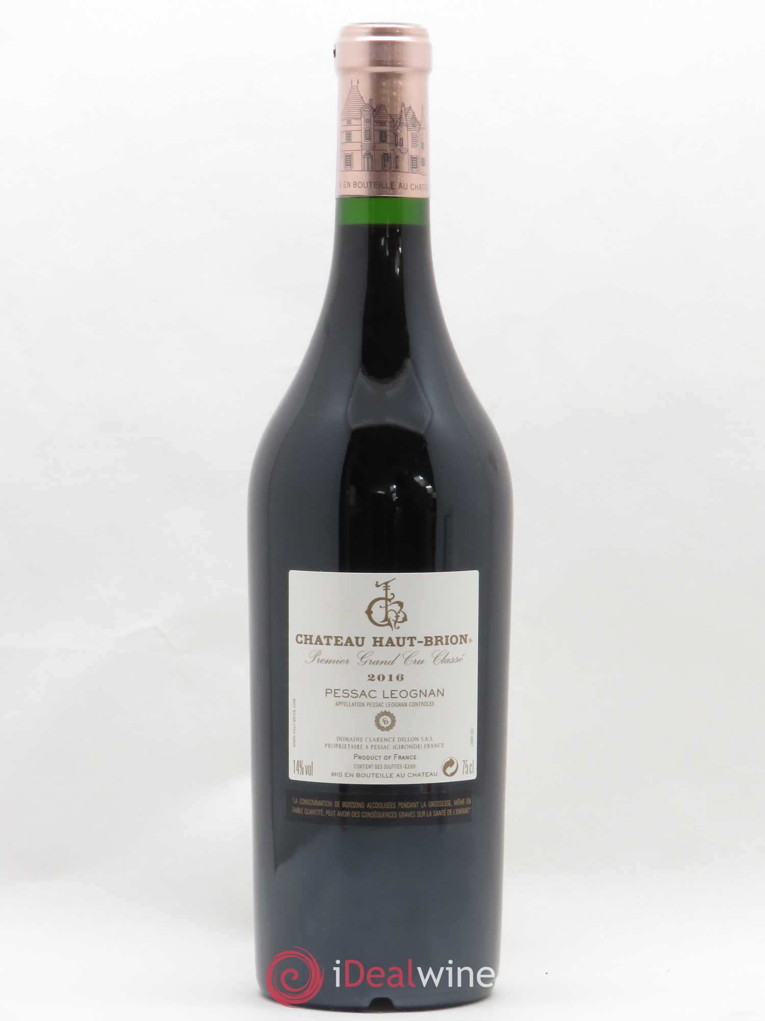Château Haut Brion 1er Grand Cru Classé 2016 - Lot de 1 bouteille - 1