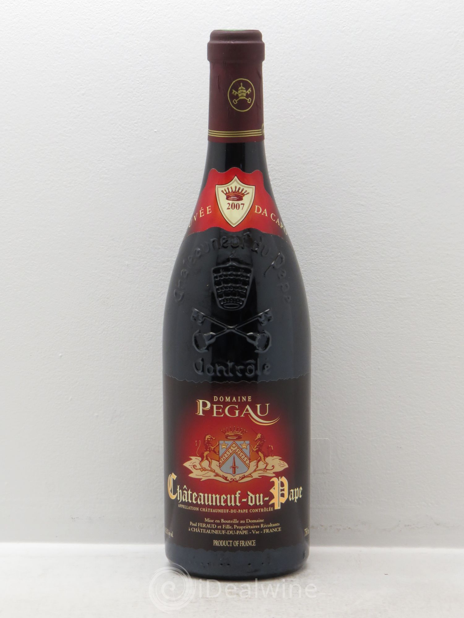 Châteauneuf-du-Pape Domaine du Pégau Cuvée Da Capo Paul et Laurence Féraud 2007 - Lot de 1 bouteille - 0