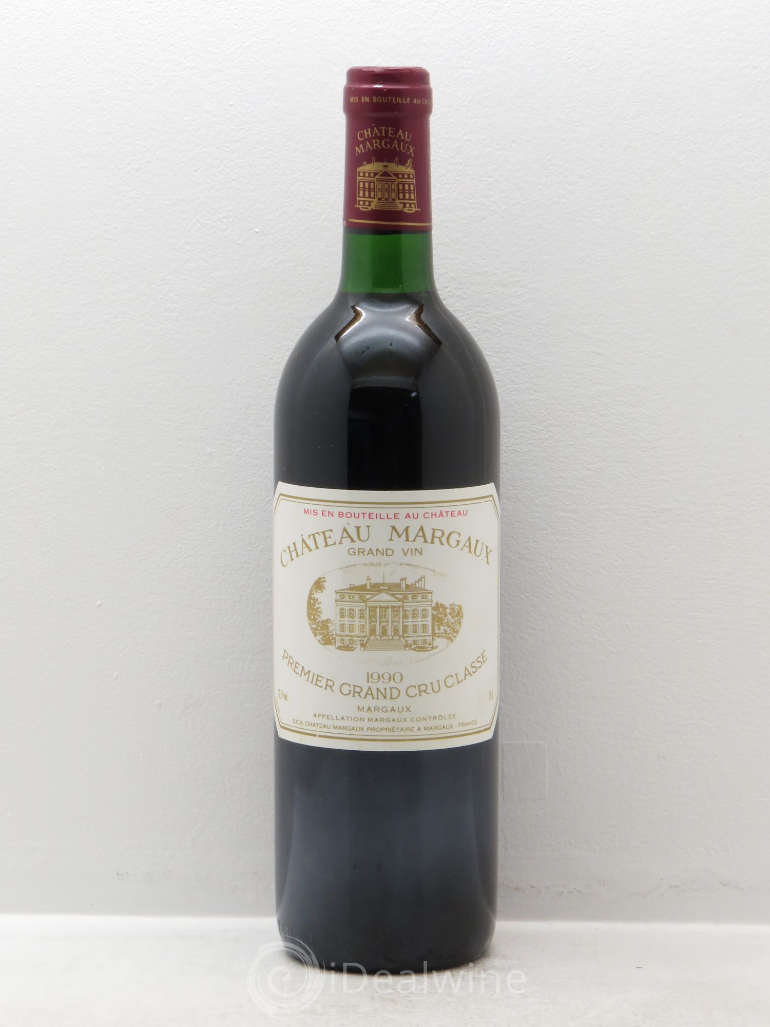 Château Margaux 1er Grand Cru Classé 1990 - Lot de 1 bouteille - 0