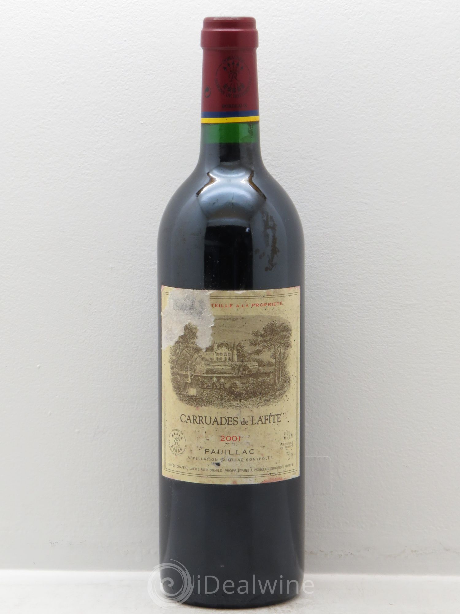 Carruades de Lafite Rothschild Second Vin 2001 - Lot de 1 bouteille - 0