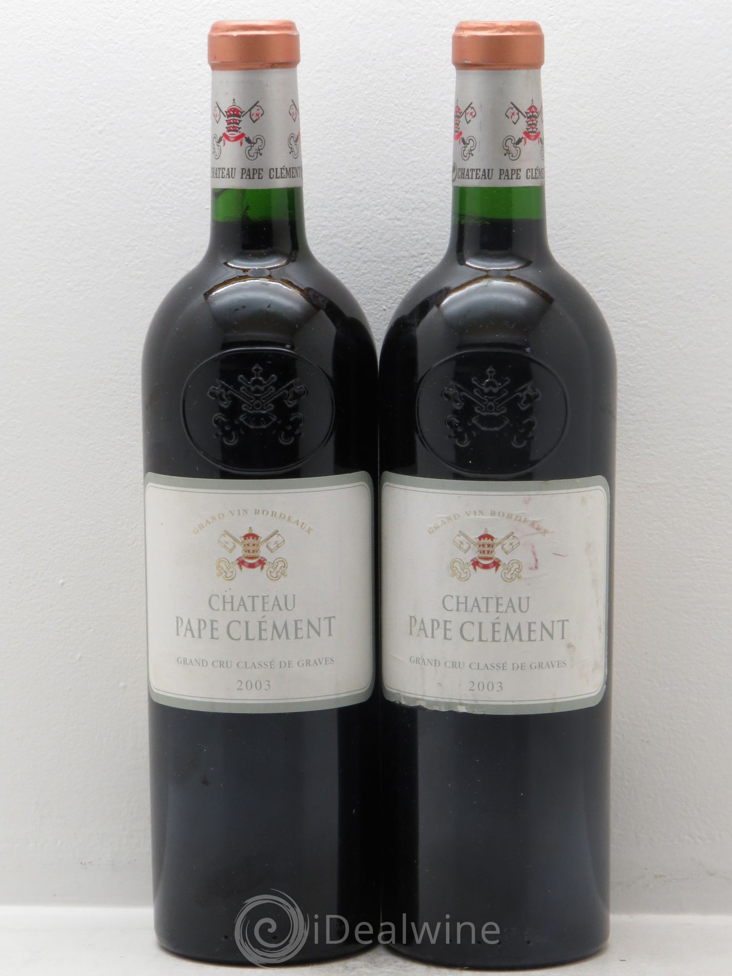 Château Pape Clément Cru Classé de Graves 2003 - Lot de 2 bouteilles - 0