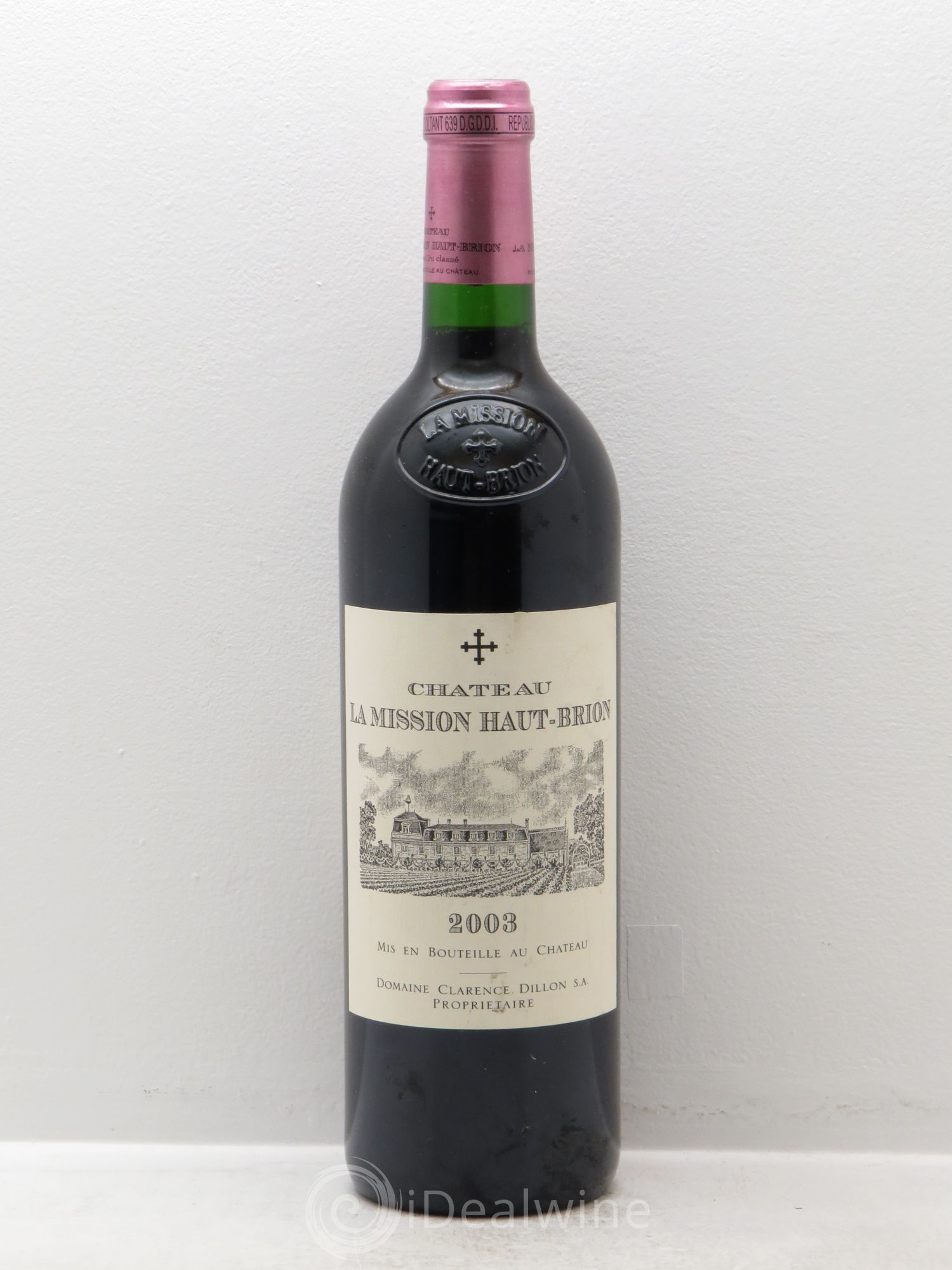 Château la Mission Haut-Brion Cru Classé de Graves 2003 - Lot de 1 bouteille - 0