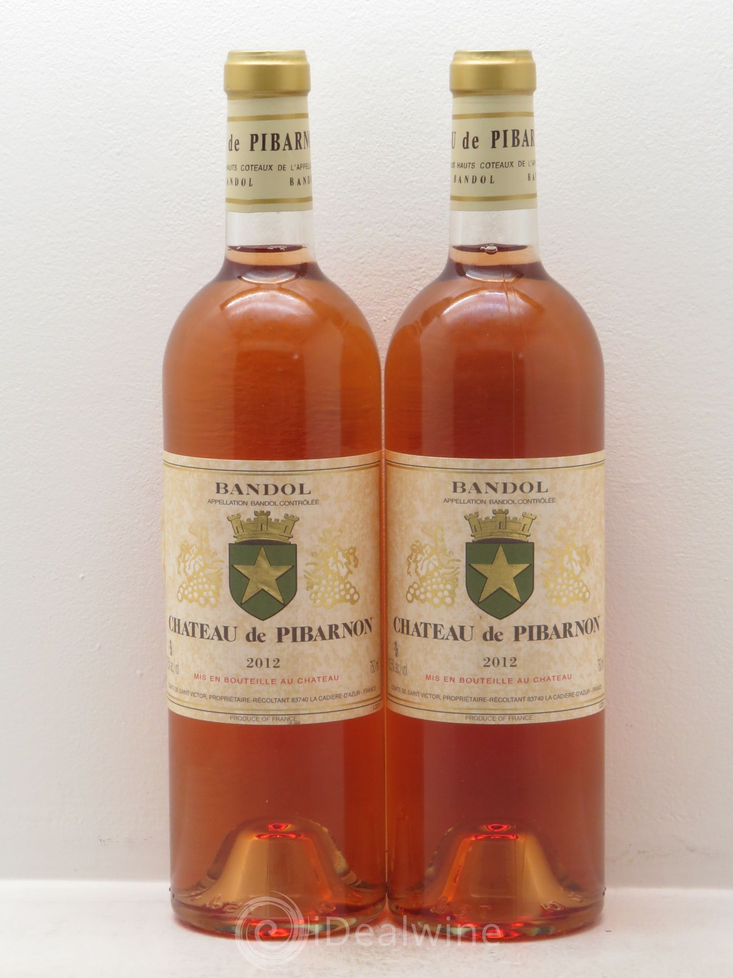 Bandol Château de Pibarnon Comte de Saint-Victor 2012 - Lot de 2 bouteilles - 0