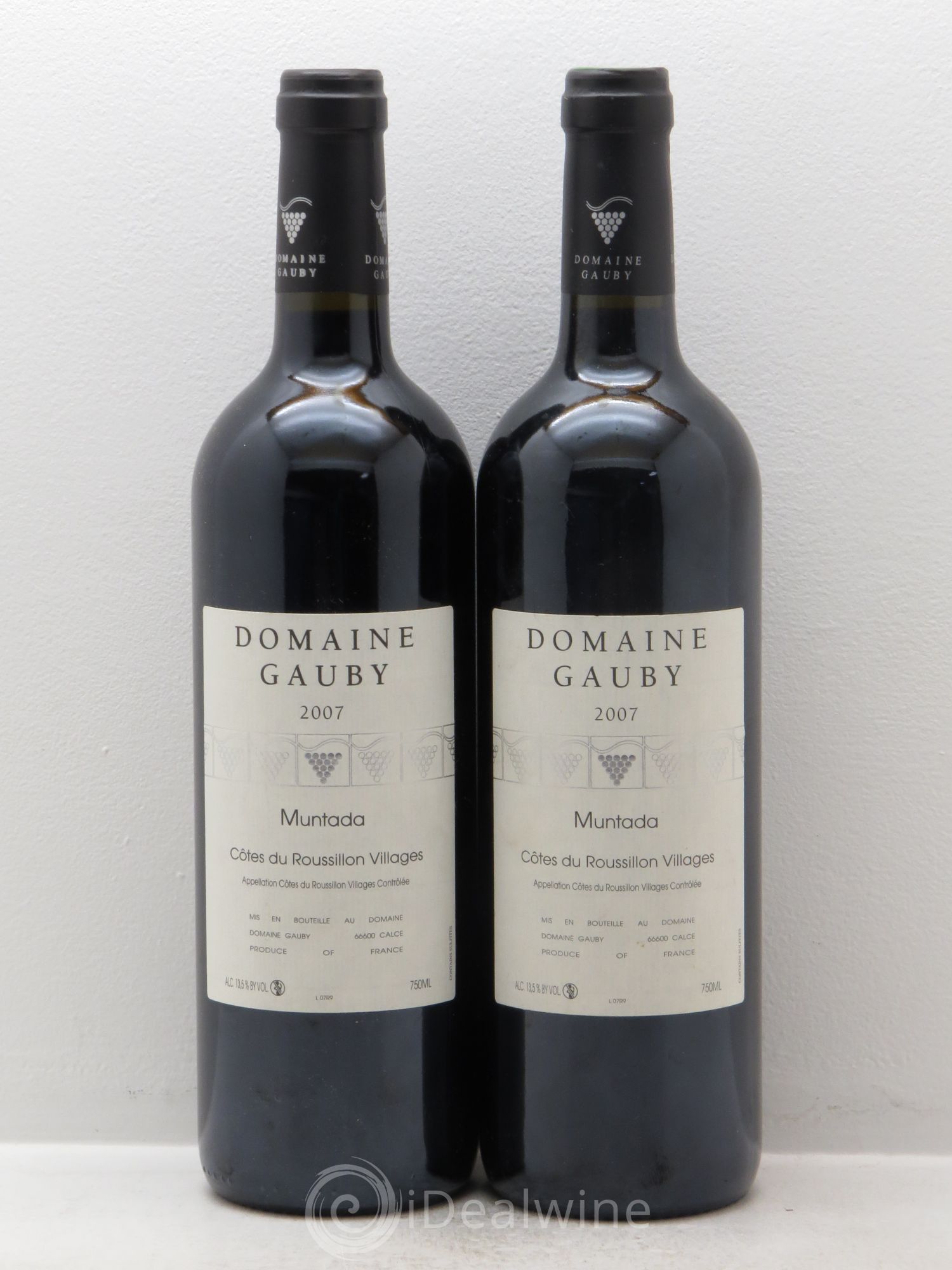 Côtes Catalanes (anciennement Côtes du Roussillon Villages) La Muntada Gauby (Domaine) 2007 - Lot de 2 bouteilles - 0