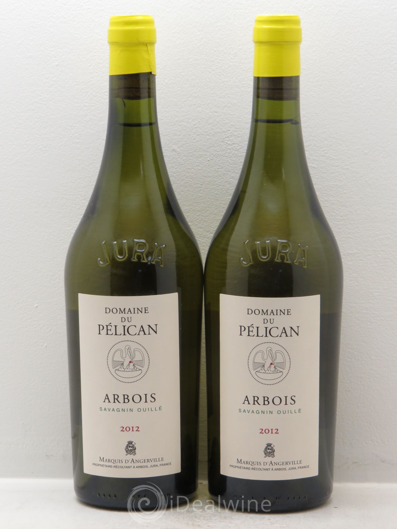 Arbois Savagnin ouillé Pélican 2012 - Lot de 2 bouteilles - 0