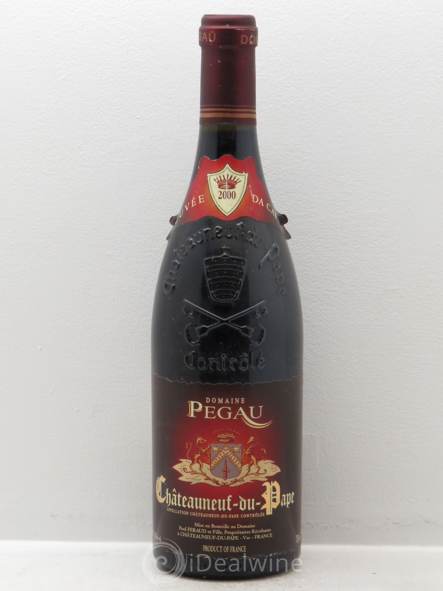Châteauneuf-du-Pape Domaine du Pégau Cuvée Da Capo Paul et Laurence Féraud 2000 - Lot de 1 bouteille - 0