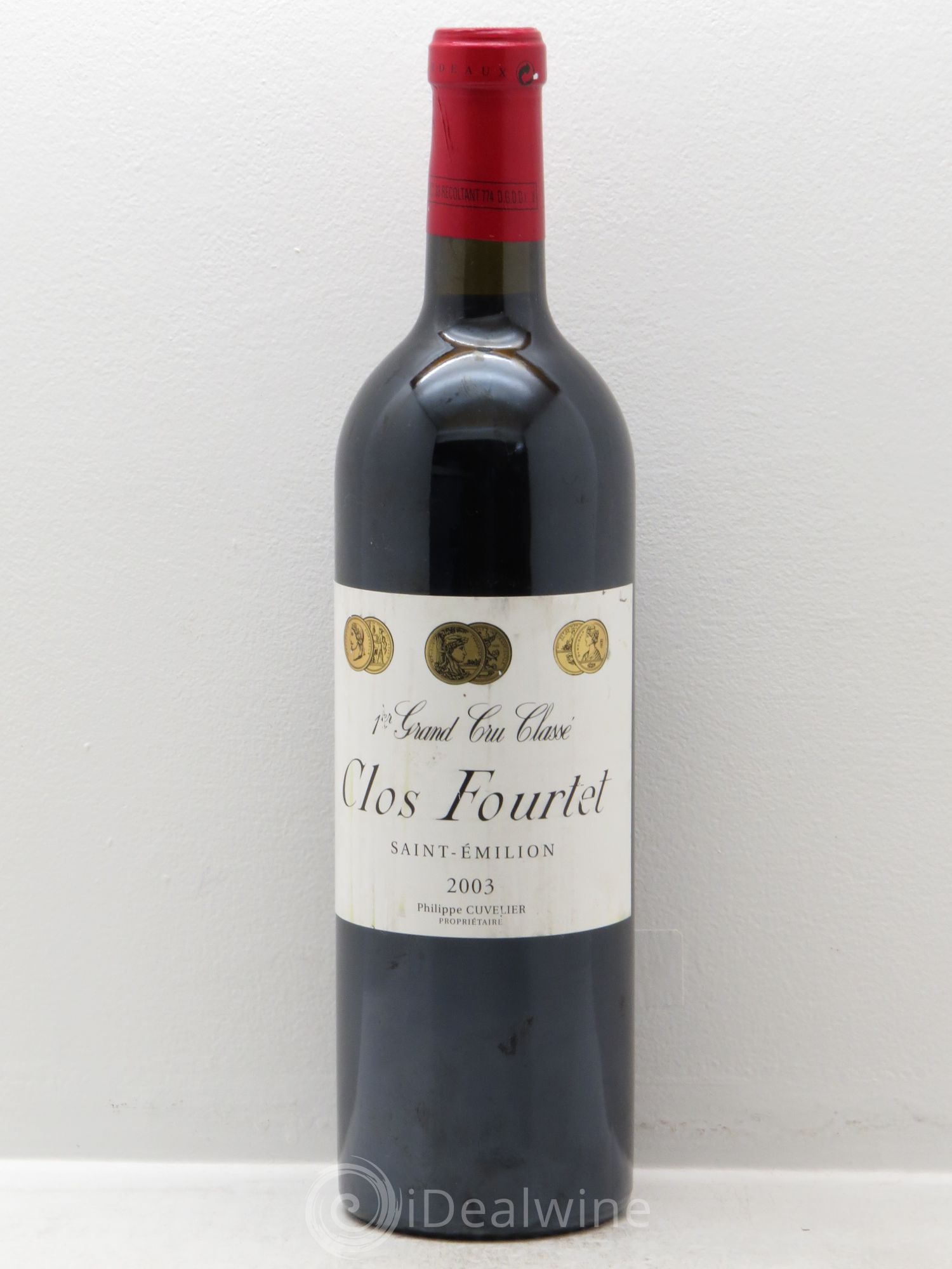 Clos Fourtet 1er Grand Cru Classé B 2003 - Lot de 1 bouteille - 0