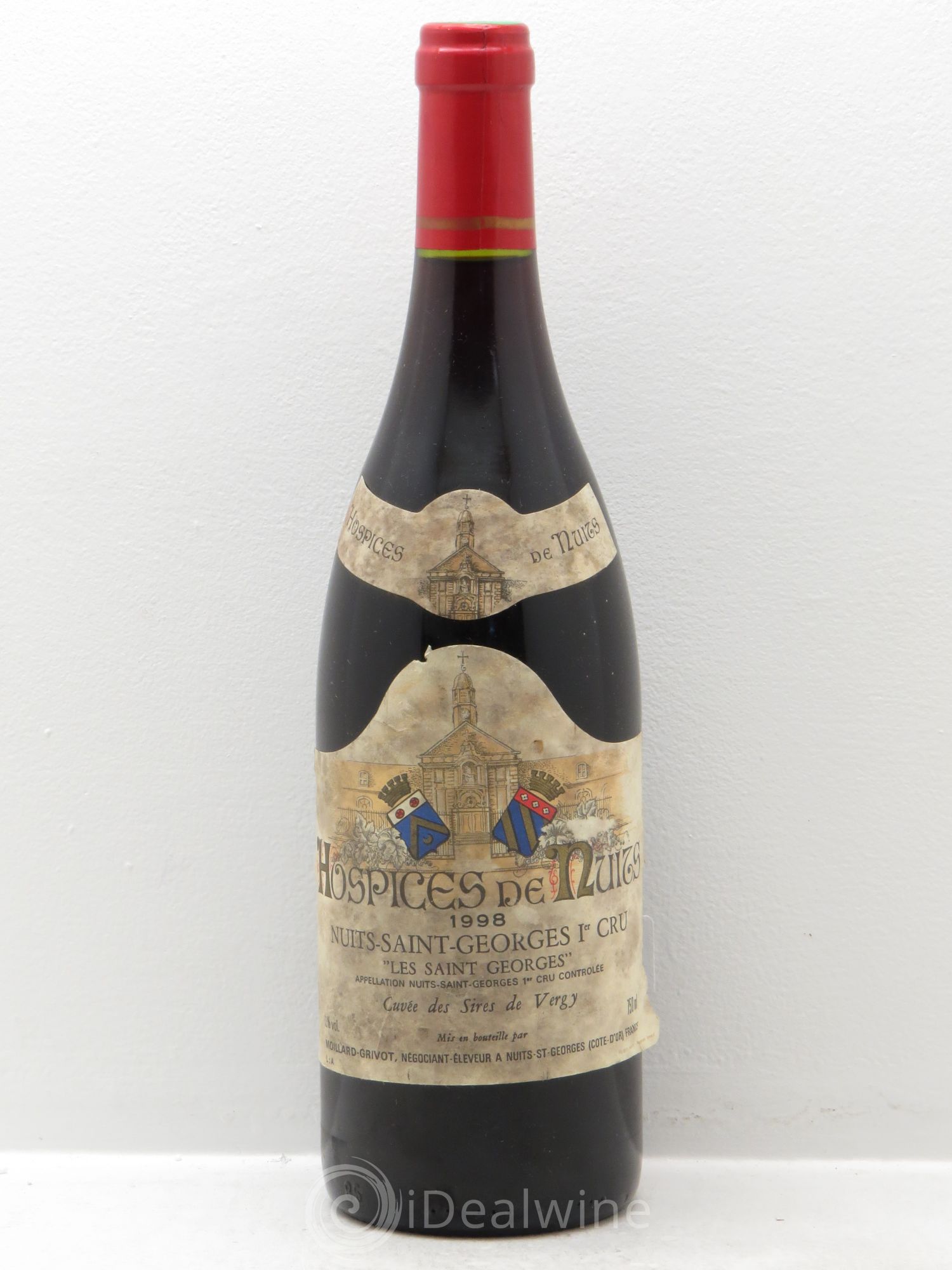 Nuits-Saint-Georges 1er Cru Cuvée des Syres de Vergy - Hospices de nuits 1998 - Posten von 1 Flasche - 0