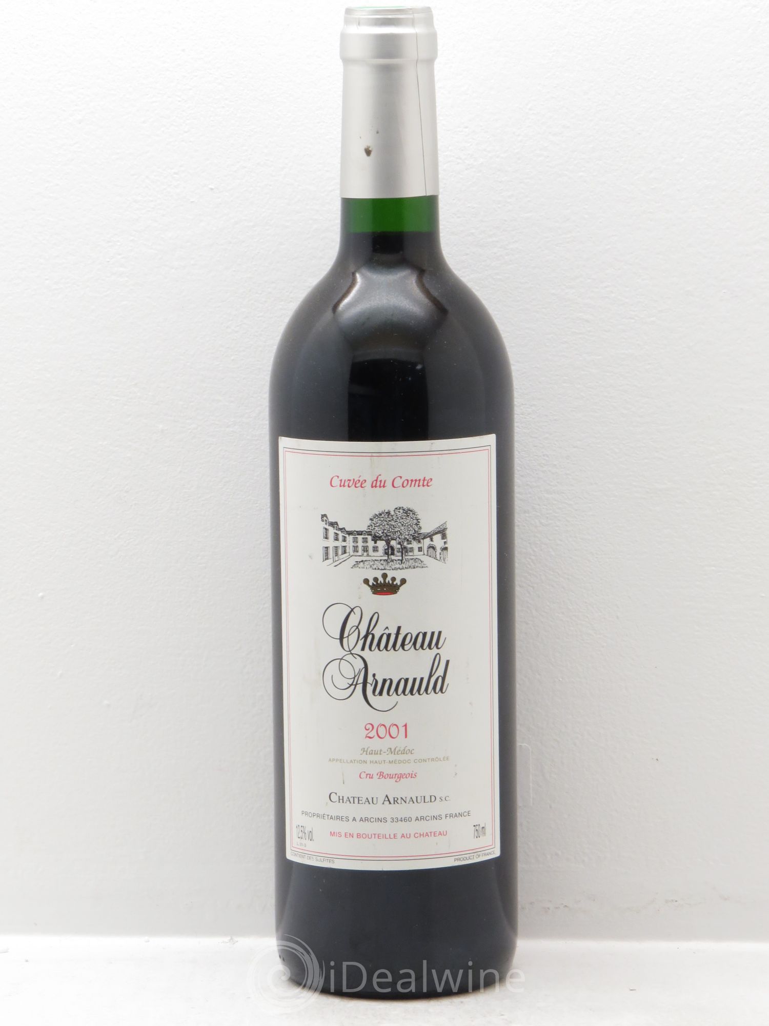 Château Arnauld Cru Bourgeois Cuvée du Comte 2001 - Lot de 1 bouteille - 0