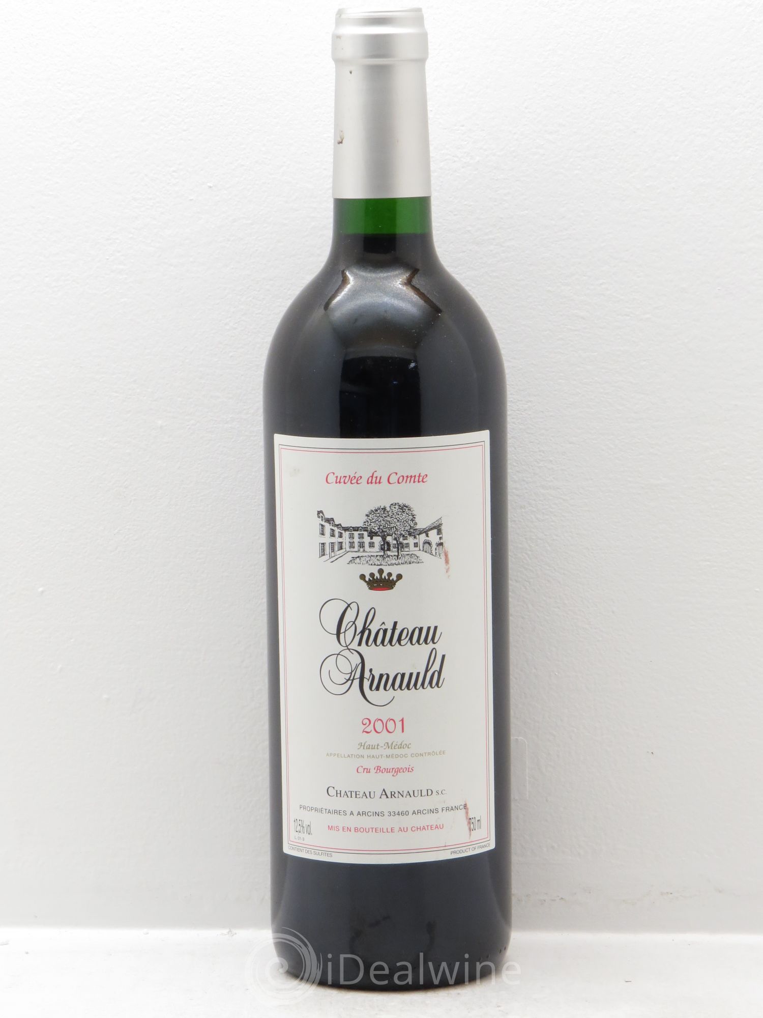 Château Arnauld Cru Bourgeois Cuvée du Comte 2001 - Lot de 1 bouteille - 0