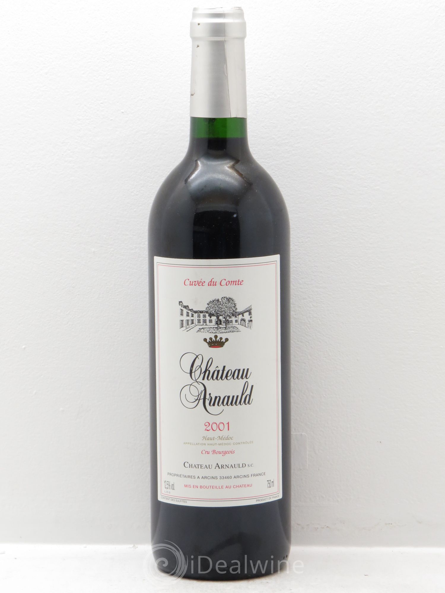 Château Arnauld Cru Bourgeois Cuvée du Comte 2001 - Lot de 1 bouteille - 0