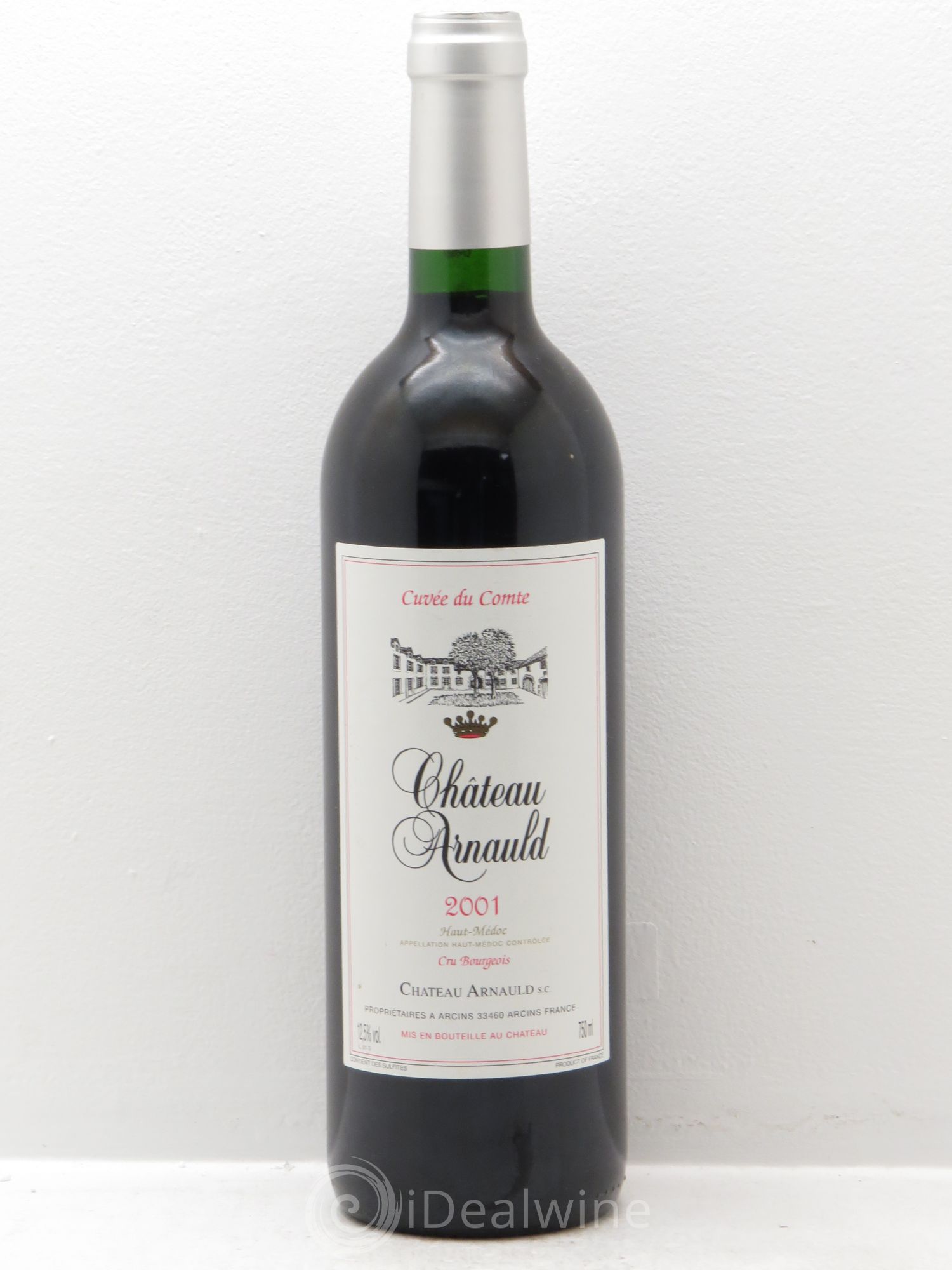 Château Arnauld Cru Bourgeois Cuvée du Comte 2001 - Lot de 1 bouteille - 0
