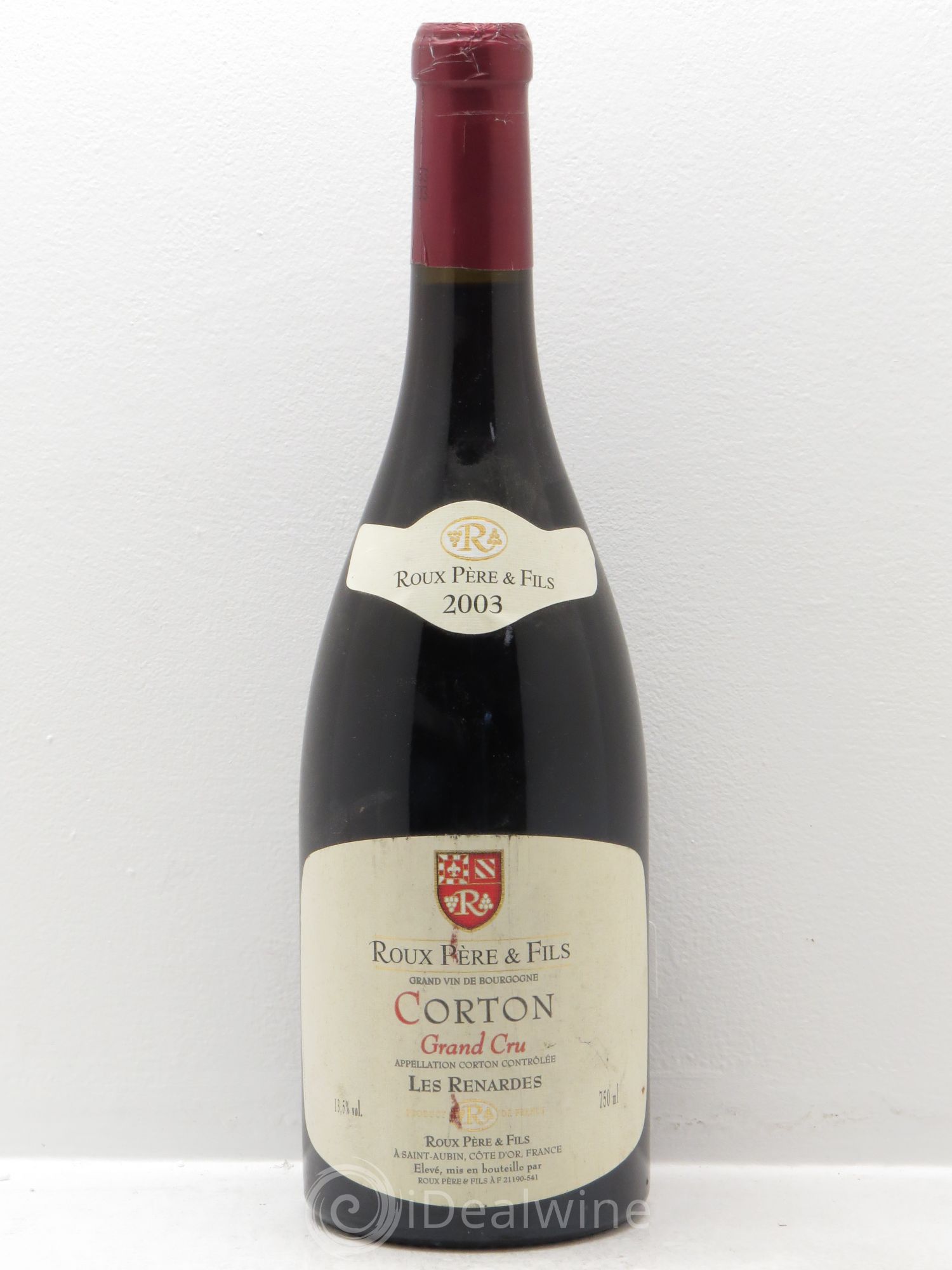 Corton Grand Cru Roux père et fils 2003 - Lot de 1 bouteille - 0