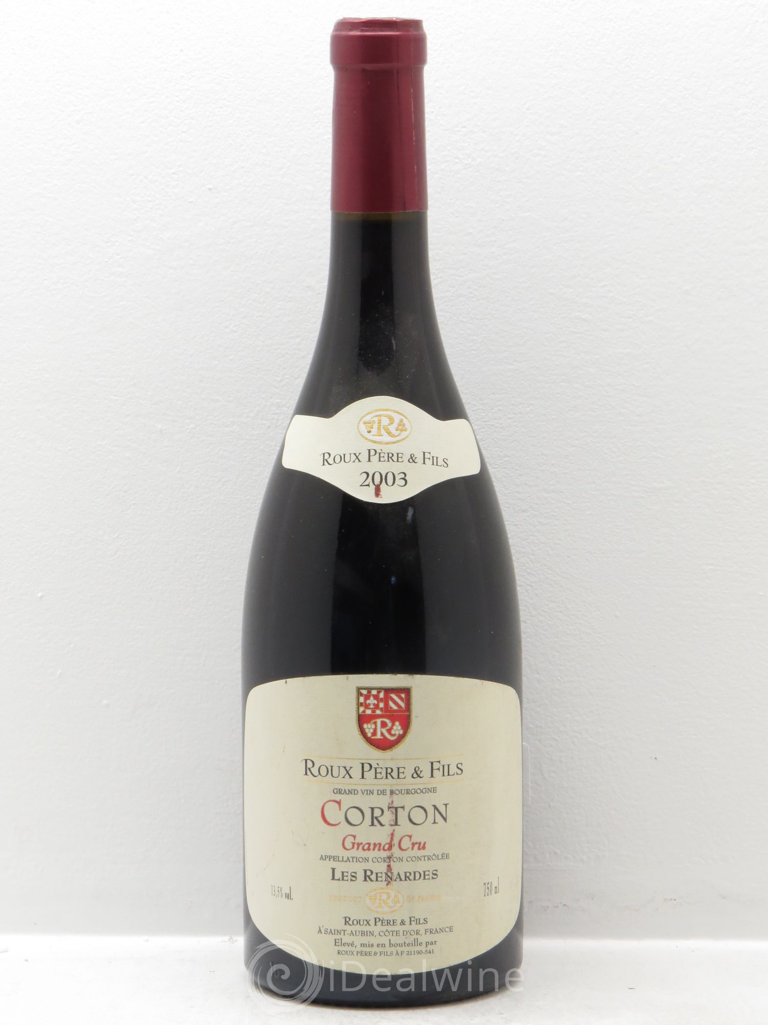 Corton Grand Cru Roux père et fils 2003 - Lot de 1 bouteille - 0