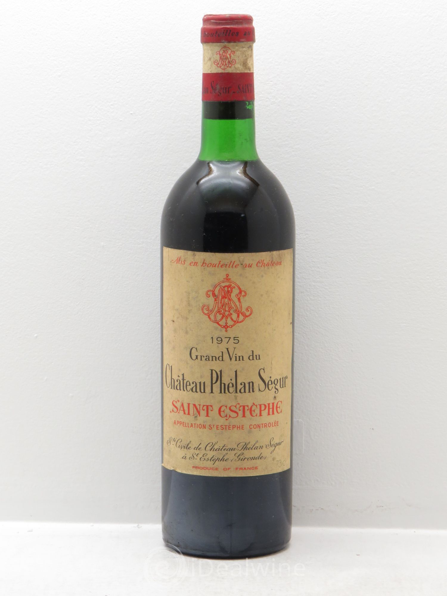 Château Phélan Ségur 1975 - Lot de 1 bouteille - 0