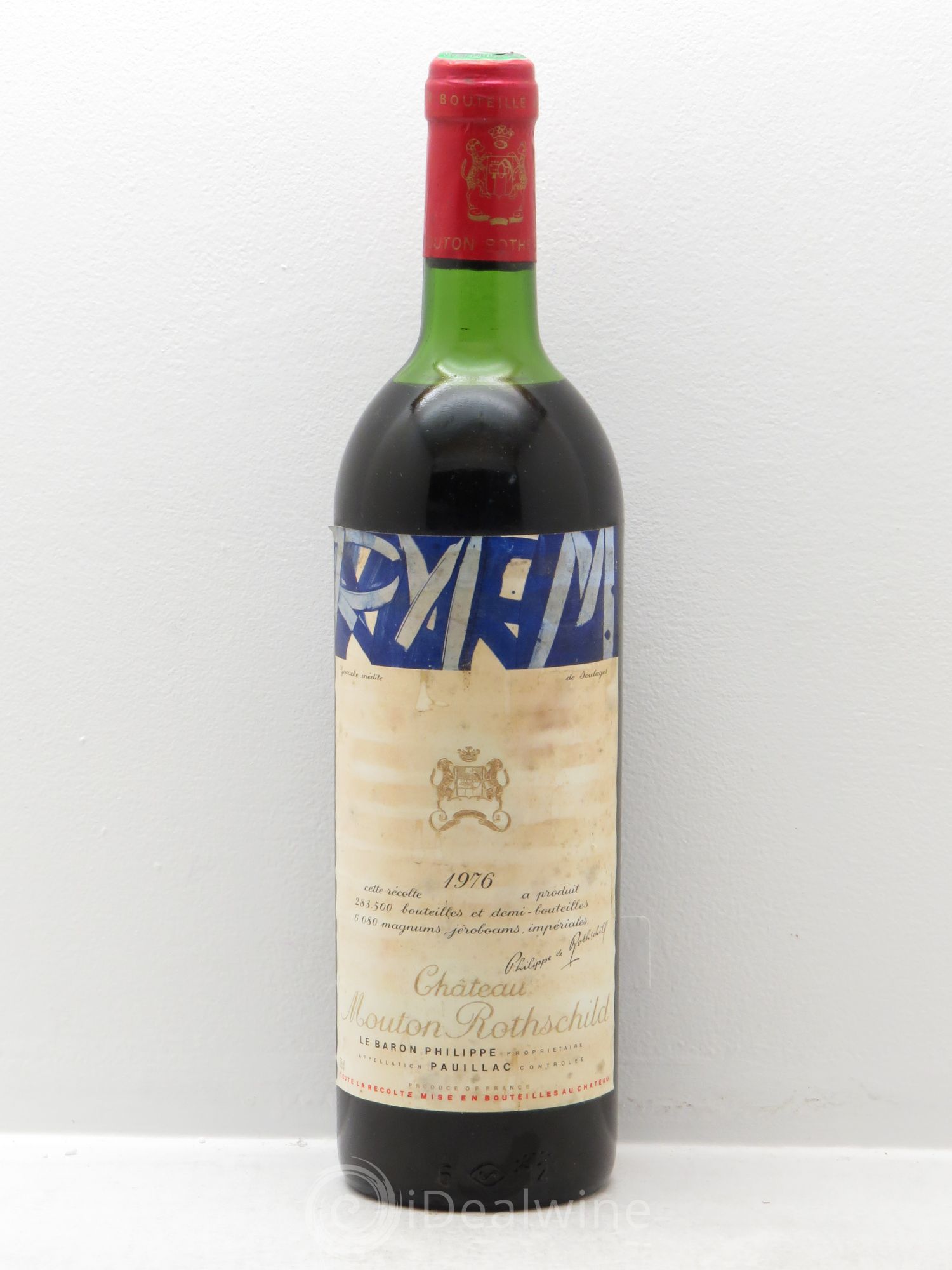 Château Mouton Rothschild 1er Grand Cru Classé 1976 - Lot de 1 bouteille - 0