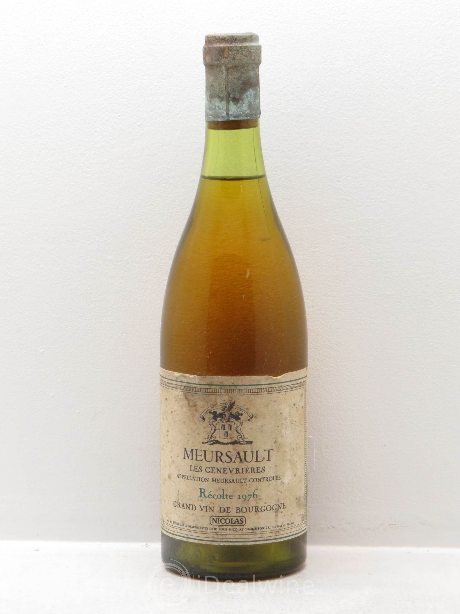 Meursault 1er Cru Nicolas 1976 - Lot de 1 bouteille - 0