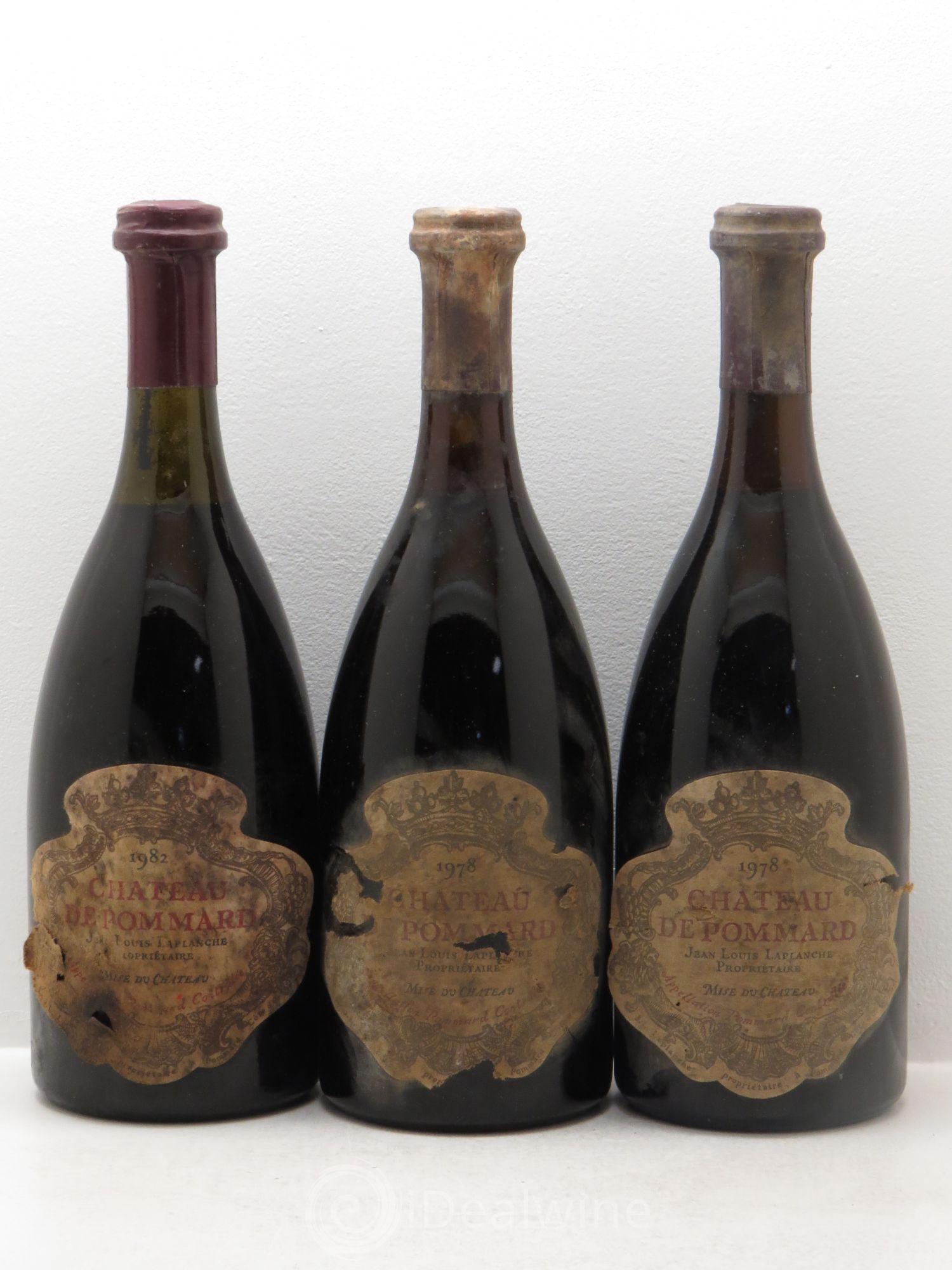 Pommard Château de Pommard 1978 - Lot de 3 bouteilles - 0