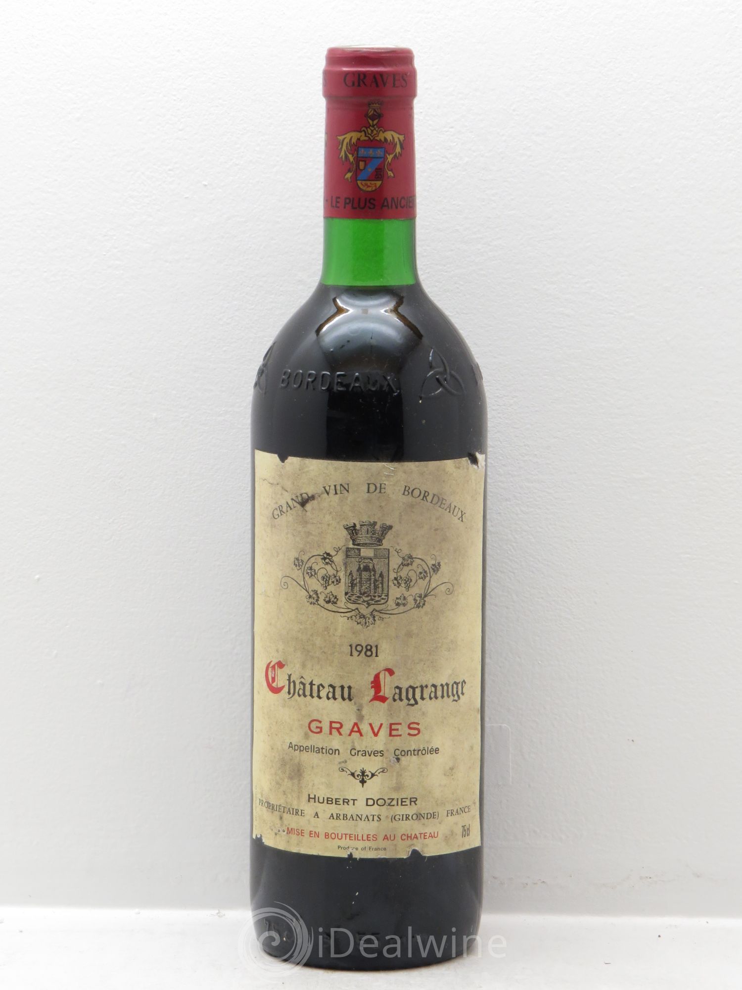 Graves Château Lagrange 1981 - Lot de 1 bouteille - 0