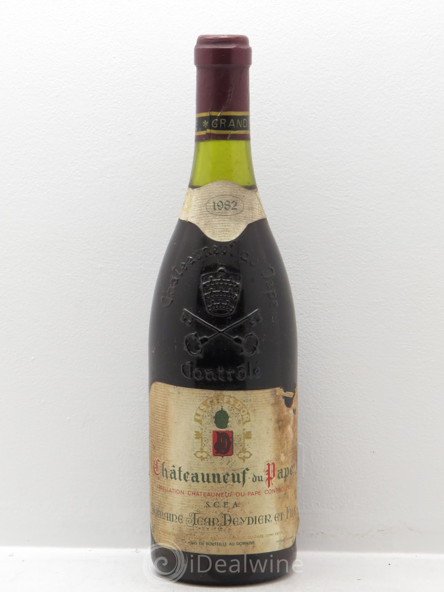 Châteauneuf-du-Pape Domaine Jean Deydier 1982 - Lot de 1 bouteille - 0