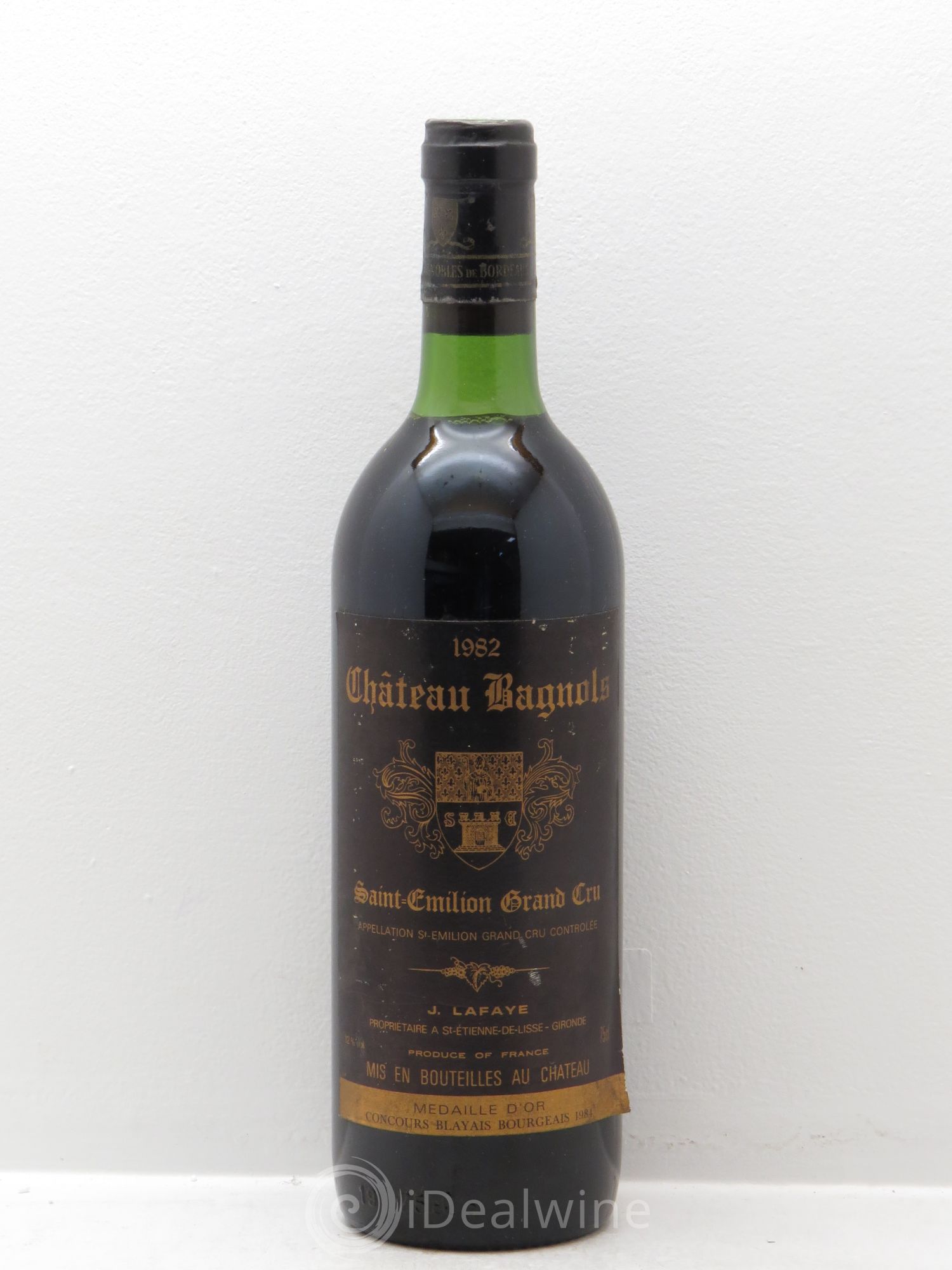 Saint-Émilion Château Bagnols 1982 - Posten von 1 Flasche - 0