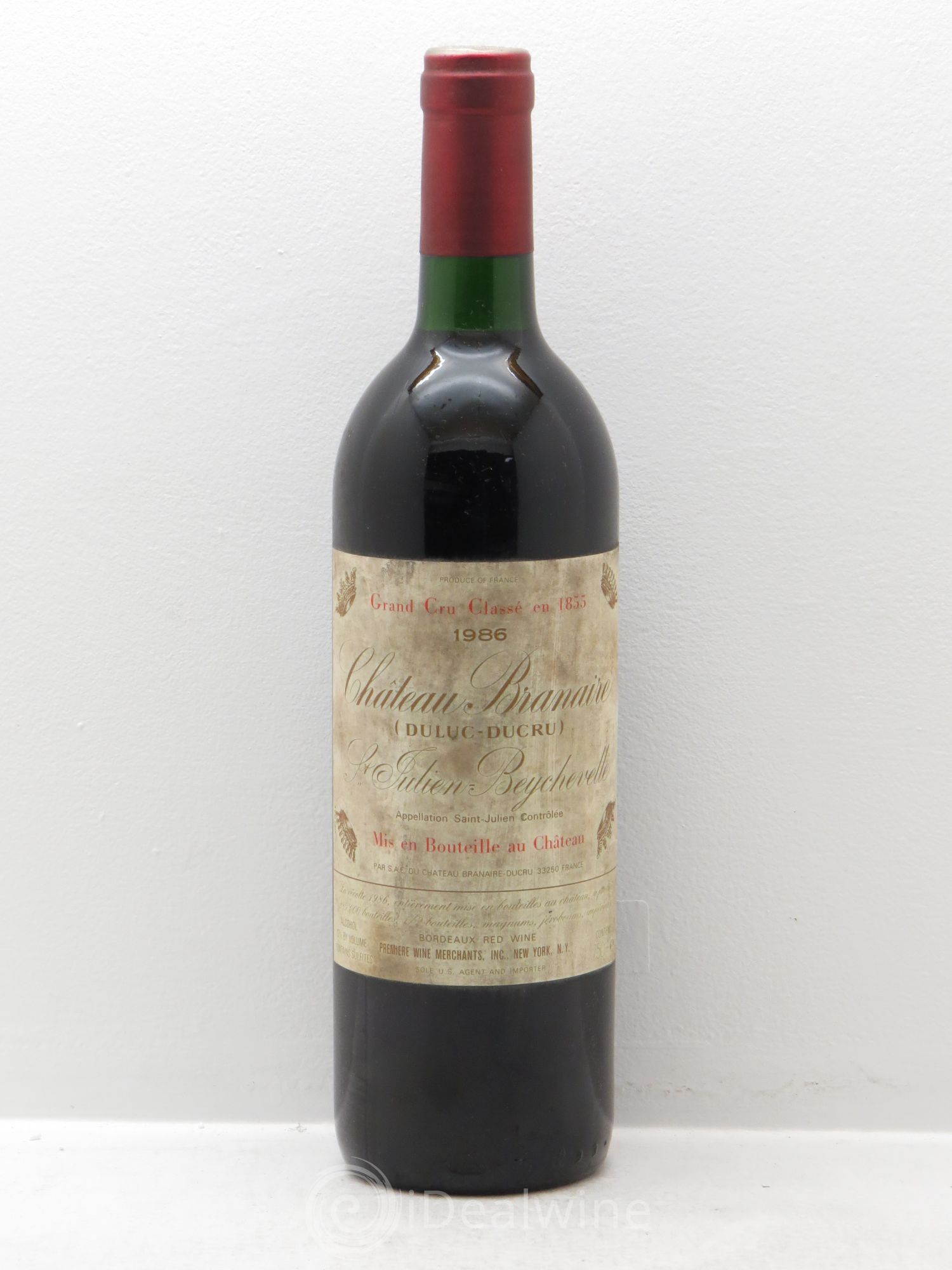 Duluc de Branaire Second Vin 1986 - Lot de 1 bouteille - 0