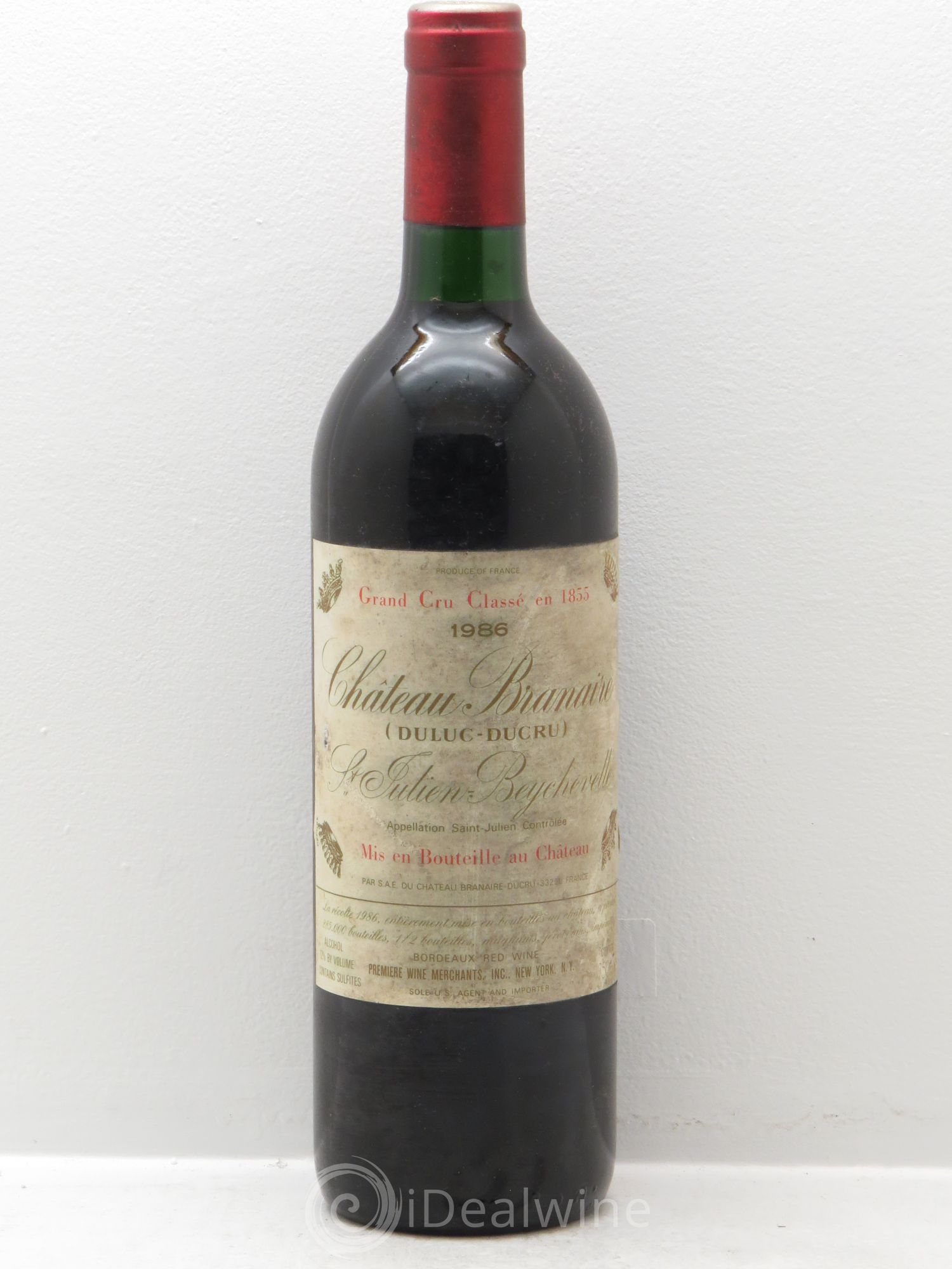 Duluc de Branaire Second Vin 1986 - Lot de 1 bouteille - 0