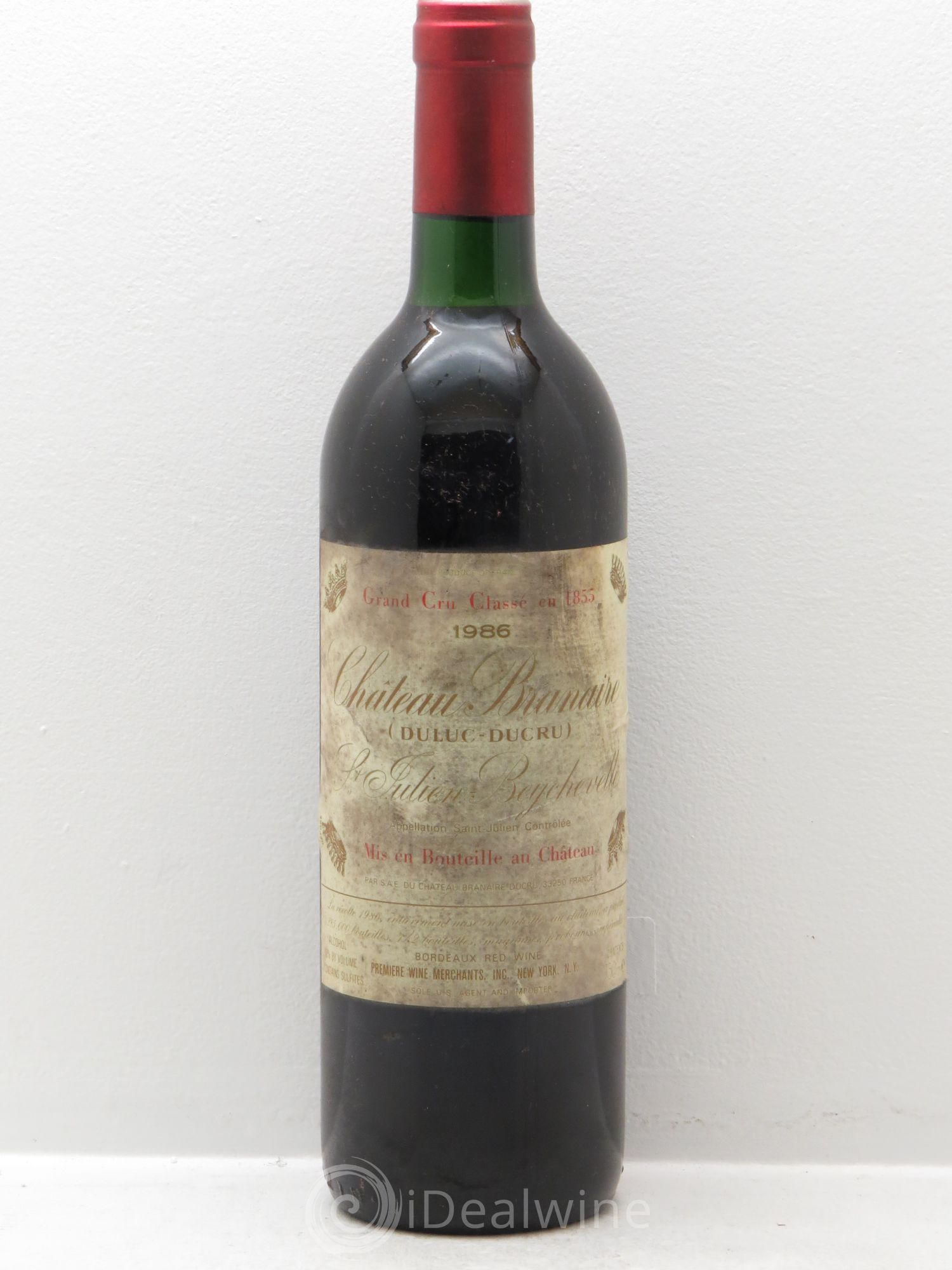 Duluc de Branaire Second Vin 1986 - Lot de 1 bouteille - 0