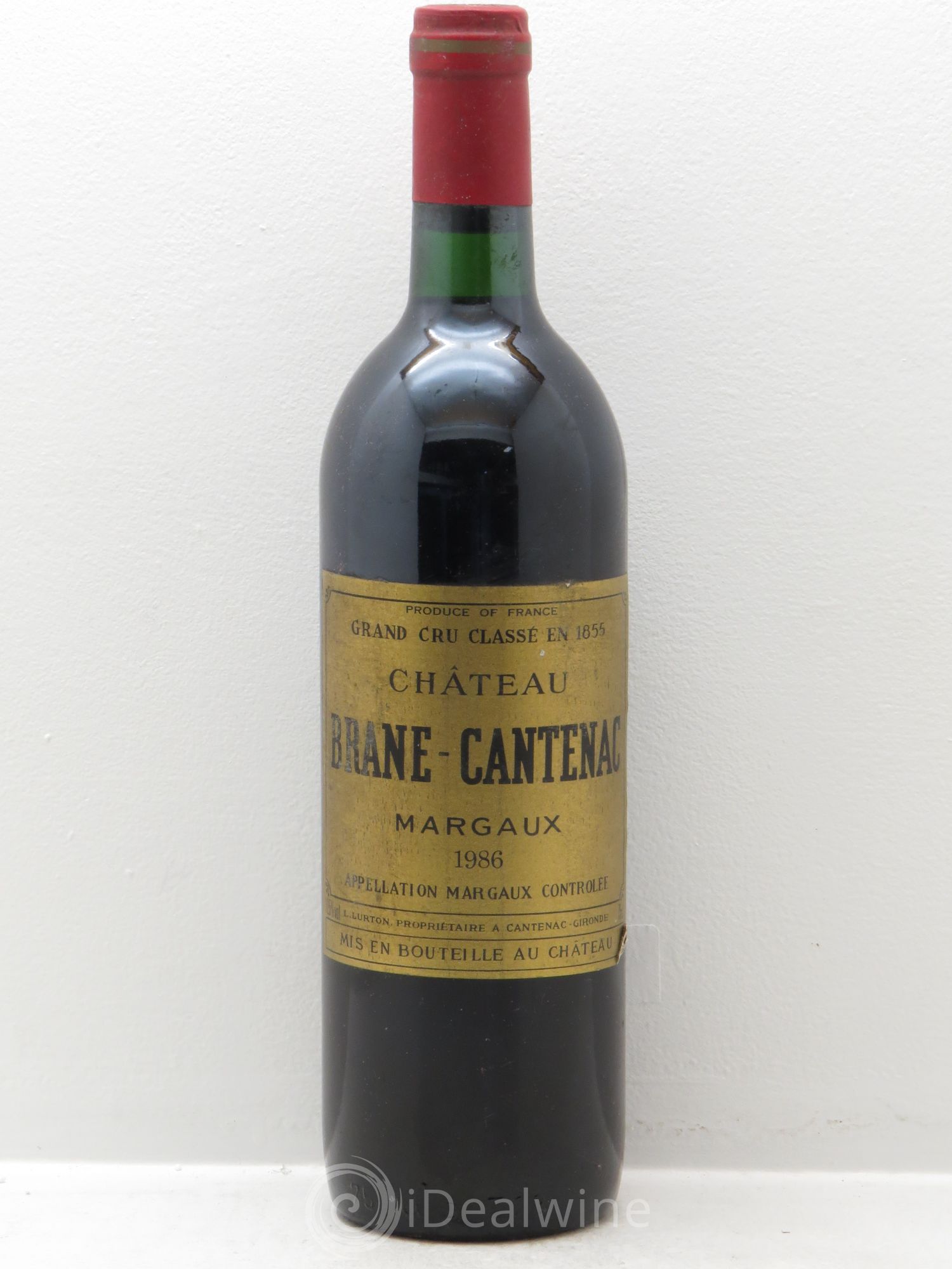 Château Brane Cantenac 2ème Grand Cru Classé 1986 - Lot de 1 bouteille - 0