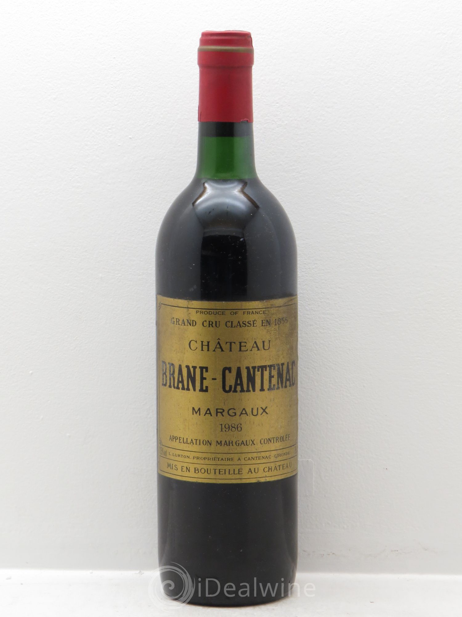 Château Brane Cantenac 2ème Grand Cru Classé 1986 - Lot de 1 bouteille - 0