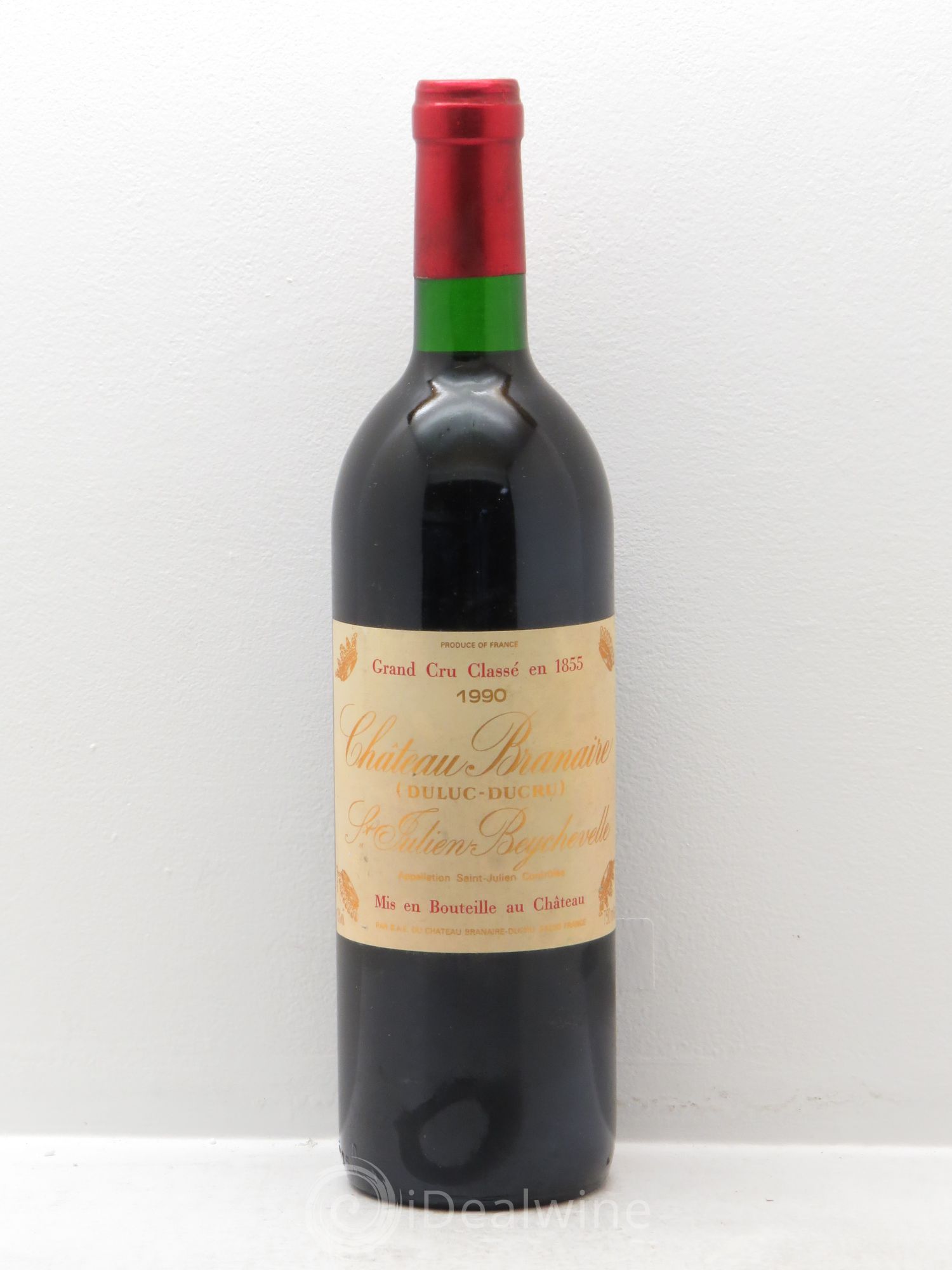 Château Branaire Ducru 4ème Grand Cru Classé 1990 - Lot de 1 bouteille - 0