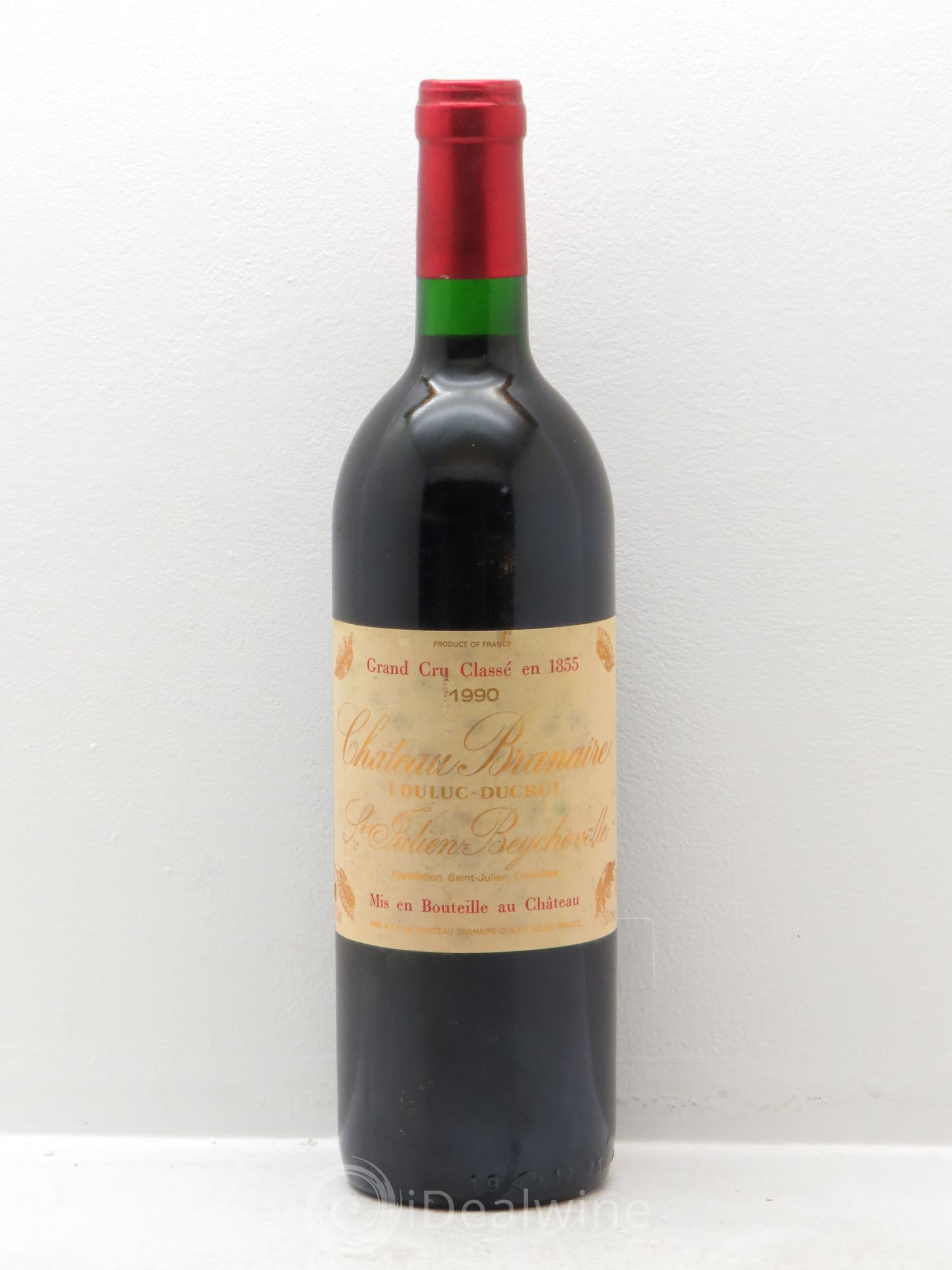 Château Branaire Ducru 4ème Grand Cru Classé 1990 - Lot de 1 bouteille - 0