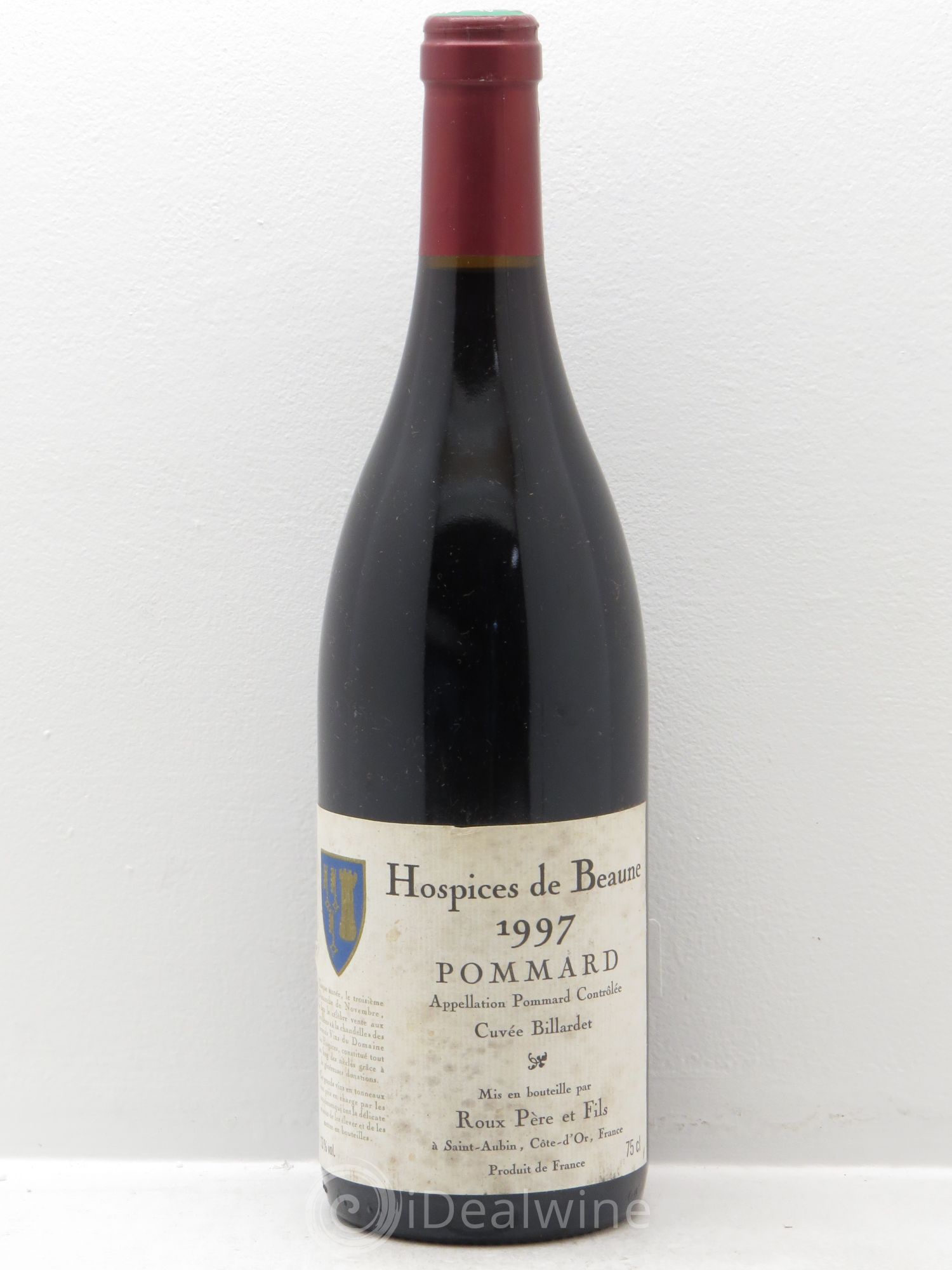 Pommard Hospices de Beaune -Cuvée Billardet -Domaine Roux Père et fils 1997 - Posten von 1 Flasche - 0