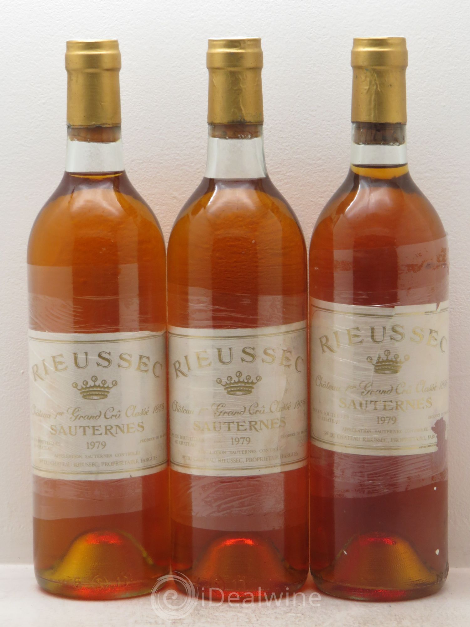 Château Rieussec 1er Grand Cru Classé 1979 - Lotto di 3 bottiglie - 0