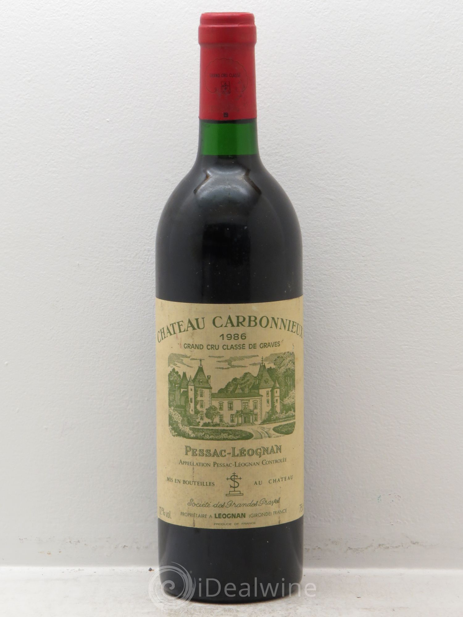 Château Carbonnieux Cru Classé de Graves 1986 - Lot de 1 bouteille - 0