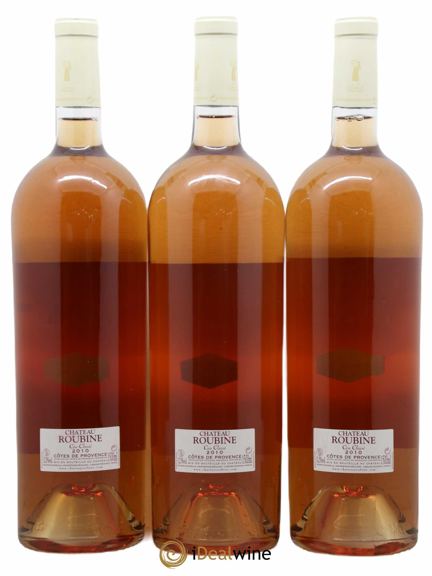 Côtes de Provence Cru Classé Château Roubine (sans prix de réserve) 2010 - Posten von 3 Magnum - 1