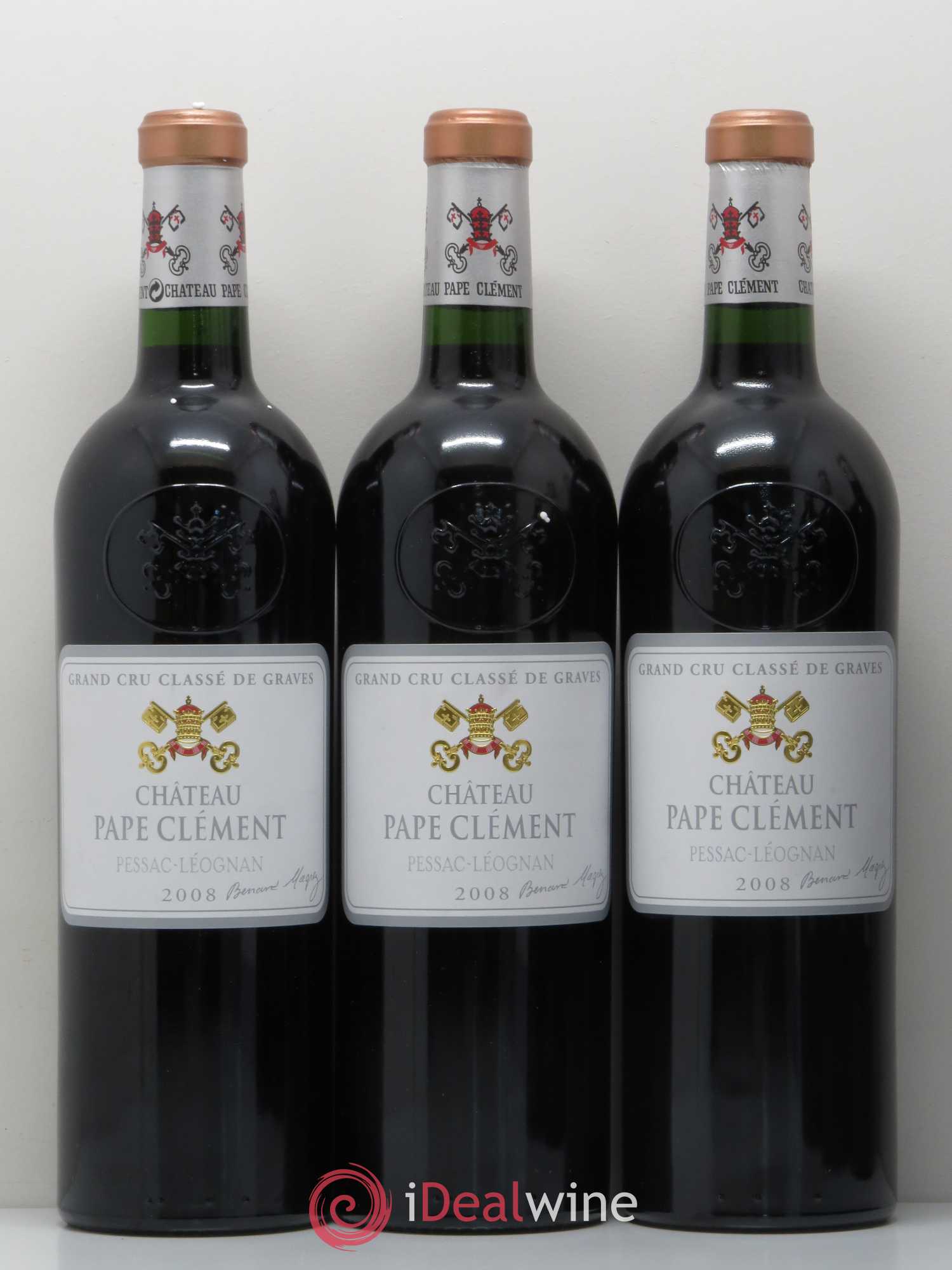 Château Pape Clément Cru Classé de Graves 2008 - Lot de 6 bouteilles - 1