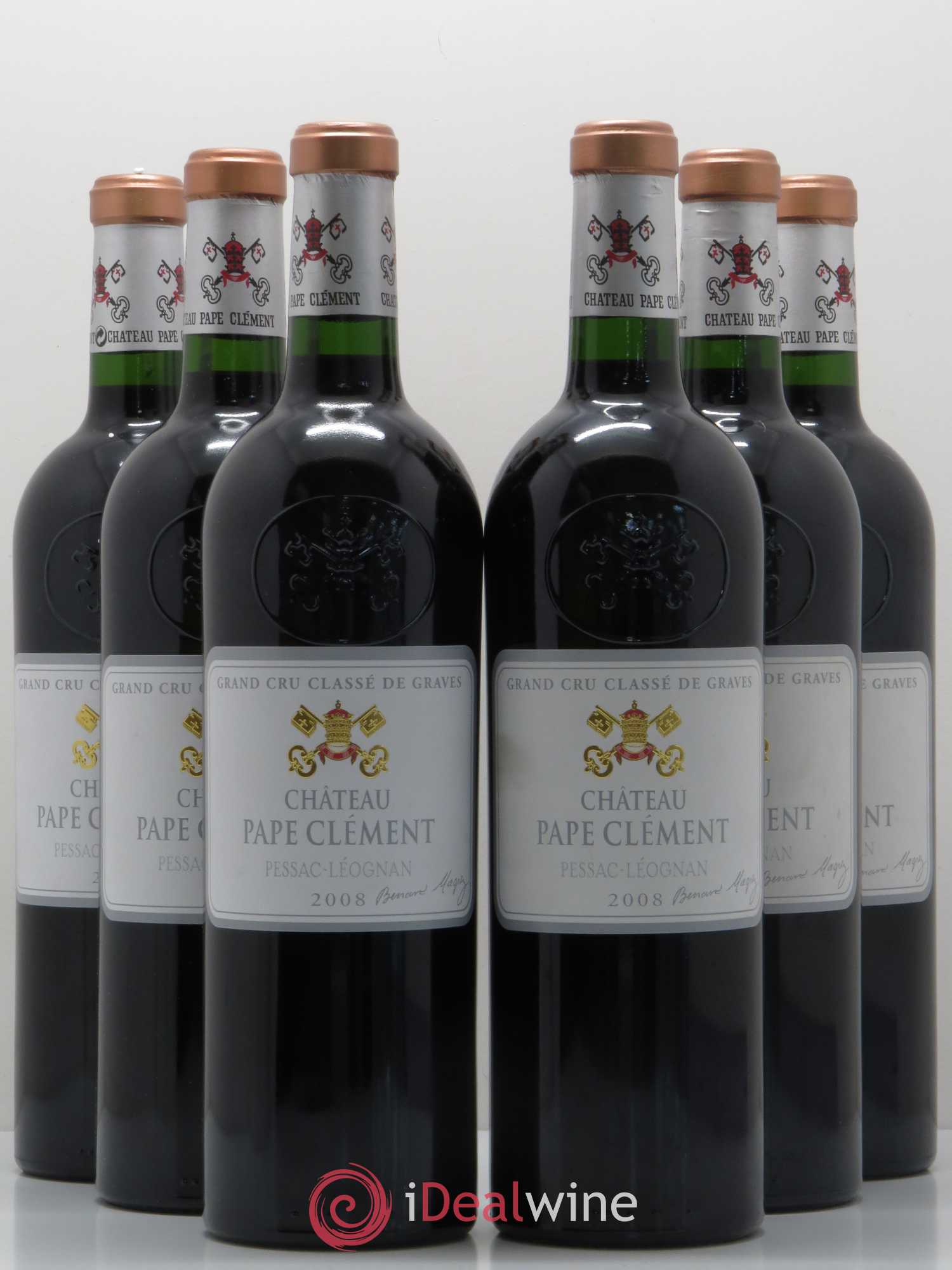 Château Pape Clément Cru Classé de Graves 2008 - Lot de 6 bouteilles - 0