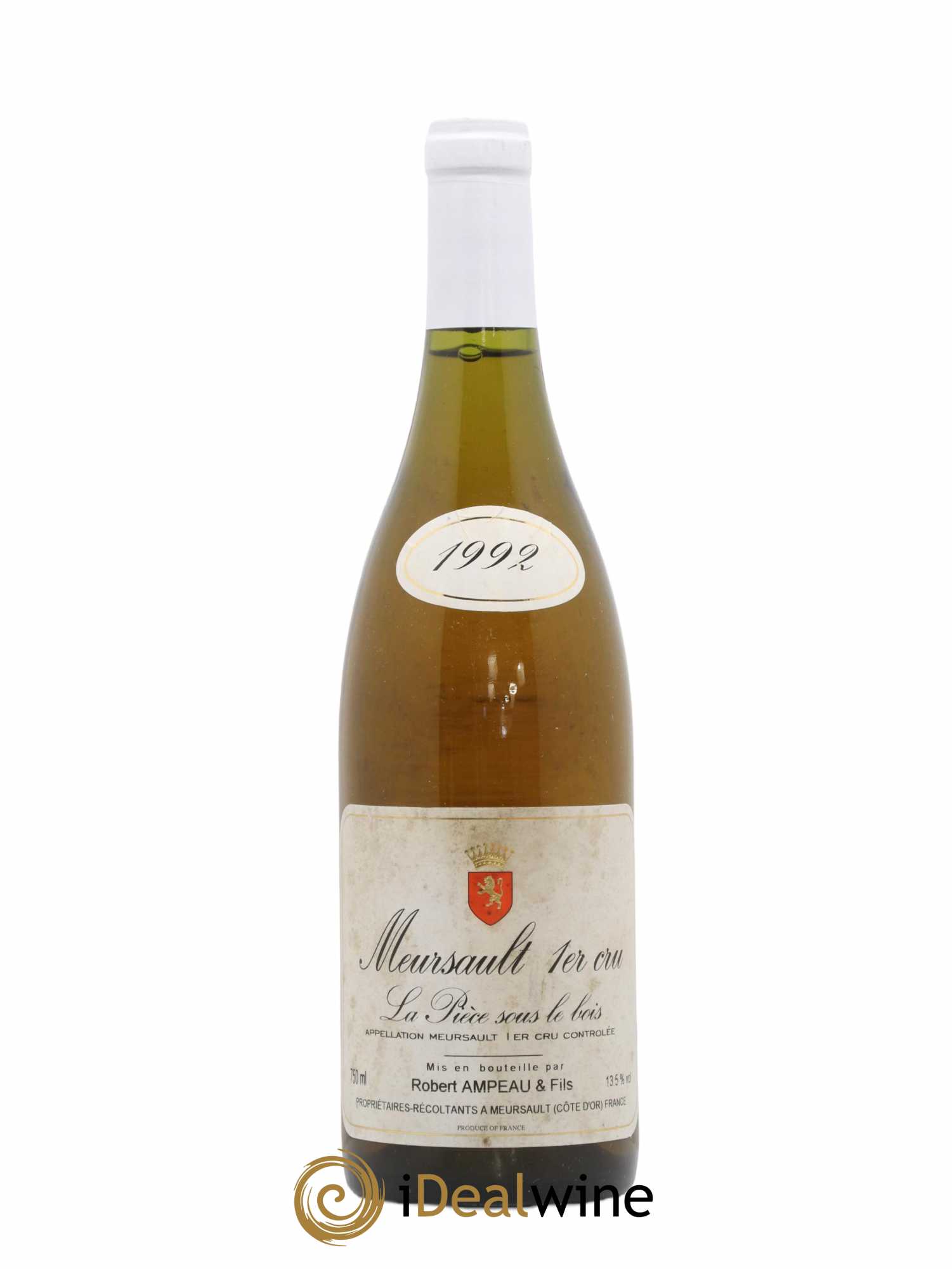 Meursault 1er Cru La Piece Sous Le Bois Domaine Robert Ampeau Et Fils 1992 - Posten von 1 Flasche - 0
