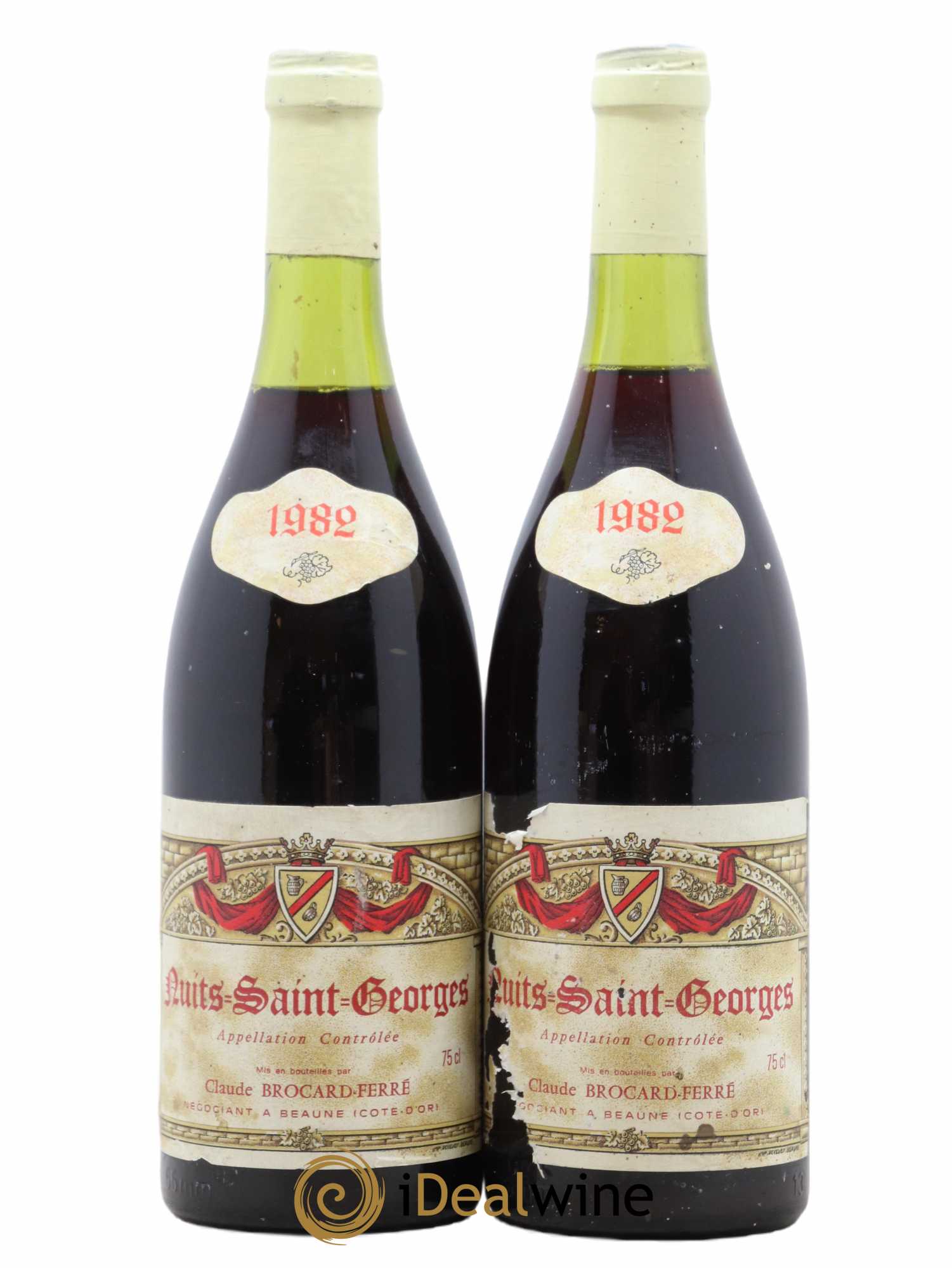 Nuits-Saint-Georges Domaine Brocard 1982 - Posten von 2 Flaschen - 0