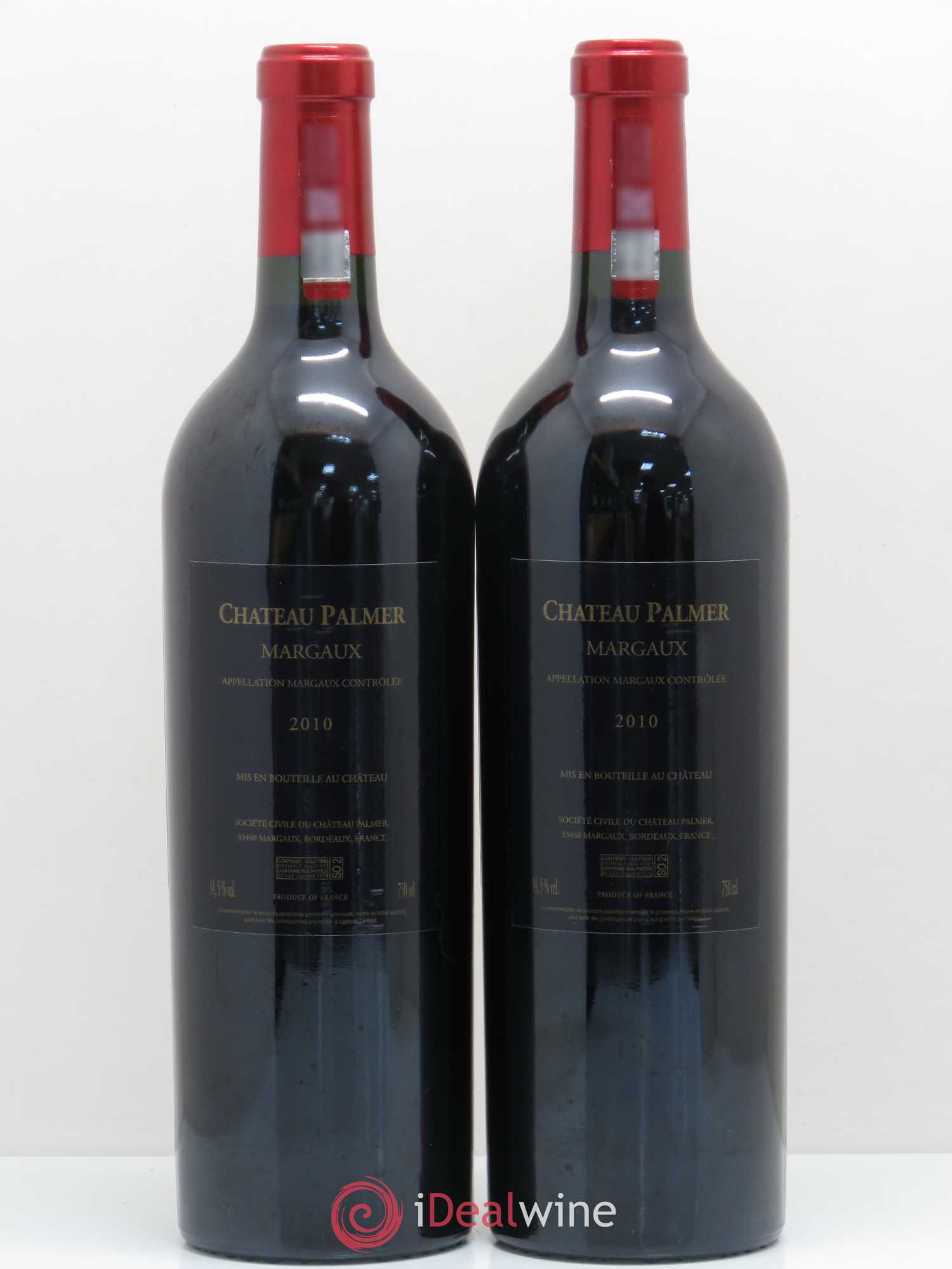 Château Palmer 3ème Grand Cru Classé 2010 - Lot de 2 bouteilles - 1