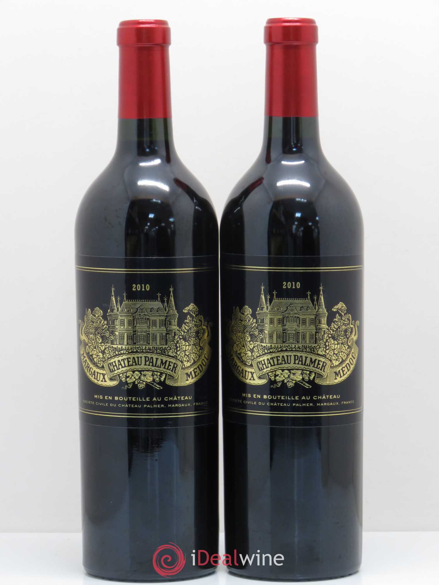 Château Palmer 3ème Grand Cru Classé 2010 - Lot de 2 bouteilles - 0