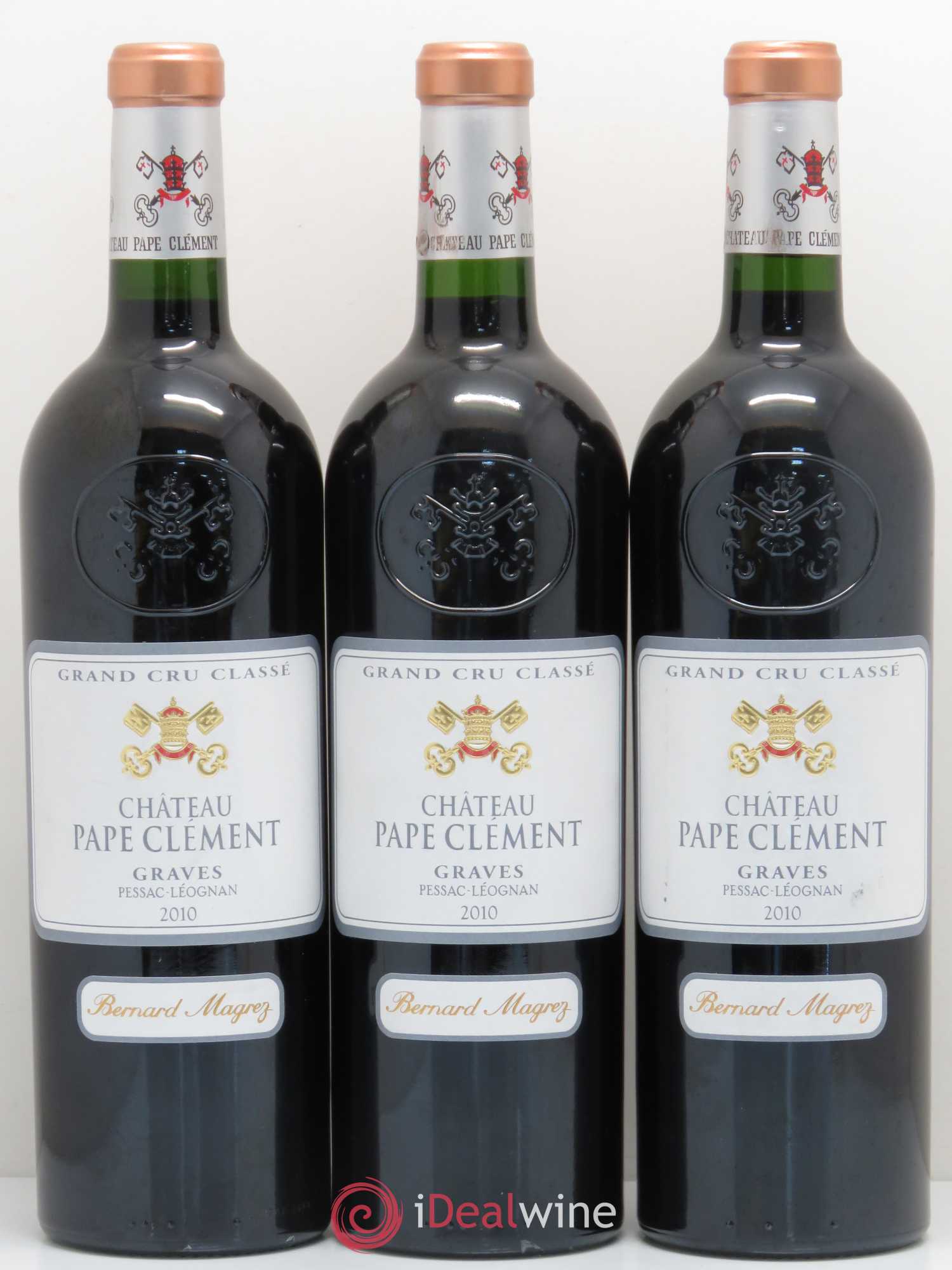 Château Pape Clément Cru Classé de Graves 2010 - Lot de 3 bouteilles - 0