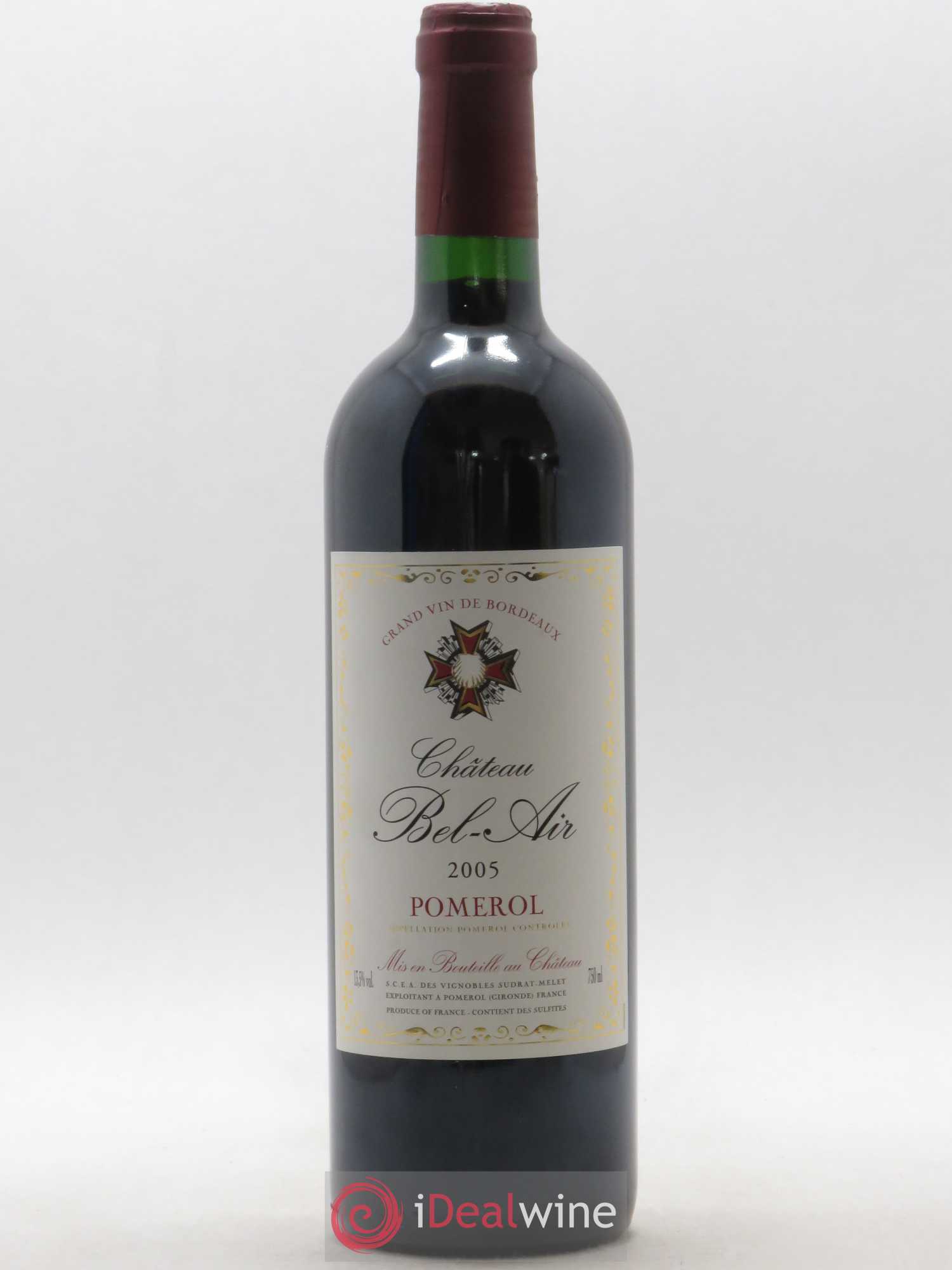 Château Bel Air 2005 - Lot de 1 bouteille - 0