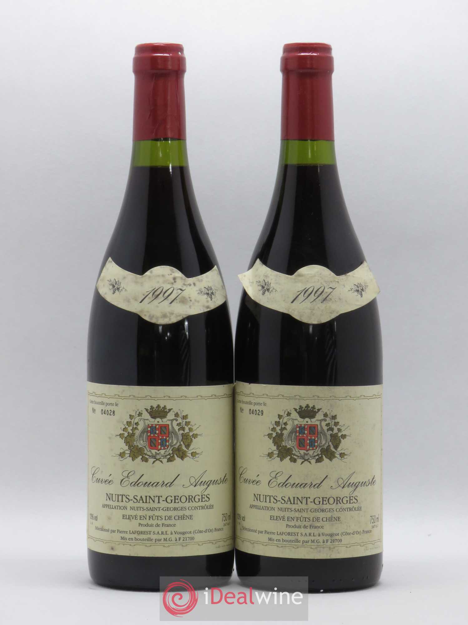 Nuits-Saint-Georges Cuvée Edouard Auguste Domaine Laforest 1997 - Posten von 2 Flaschen - 0