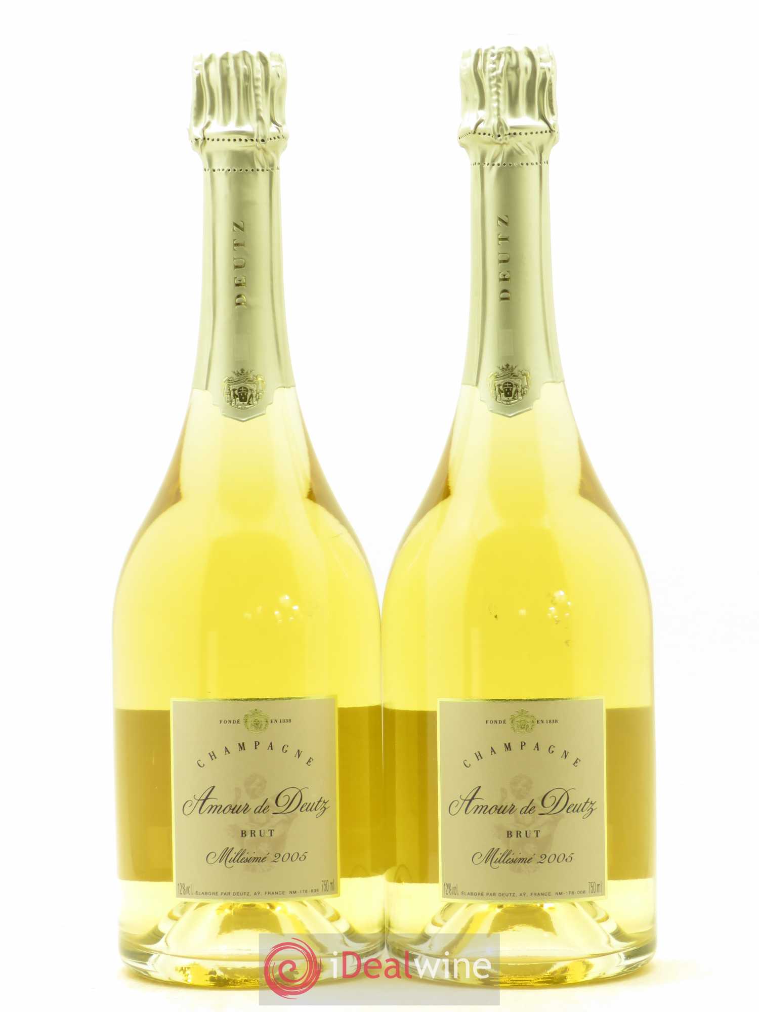 Amour de Deutz Brut Deutz 2005 - Lot de 2 bouteilles - 0