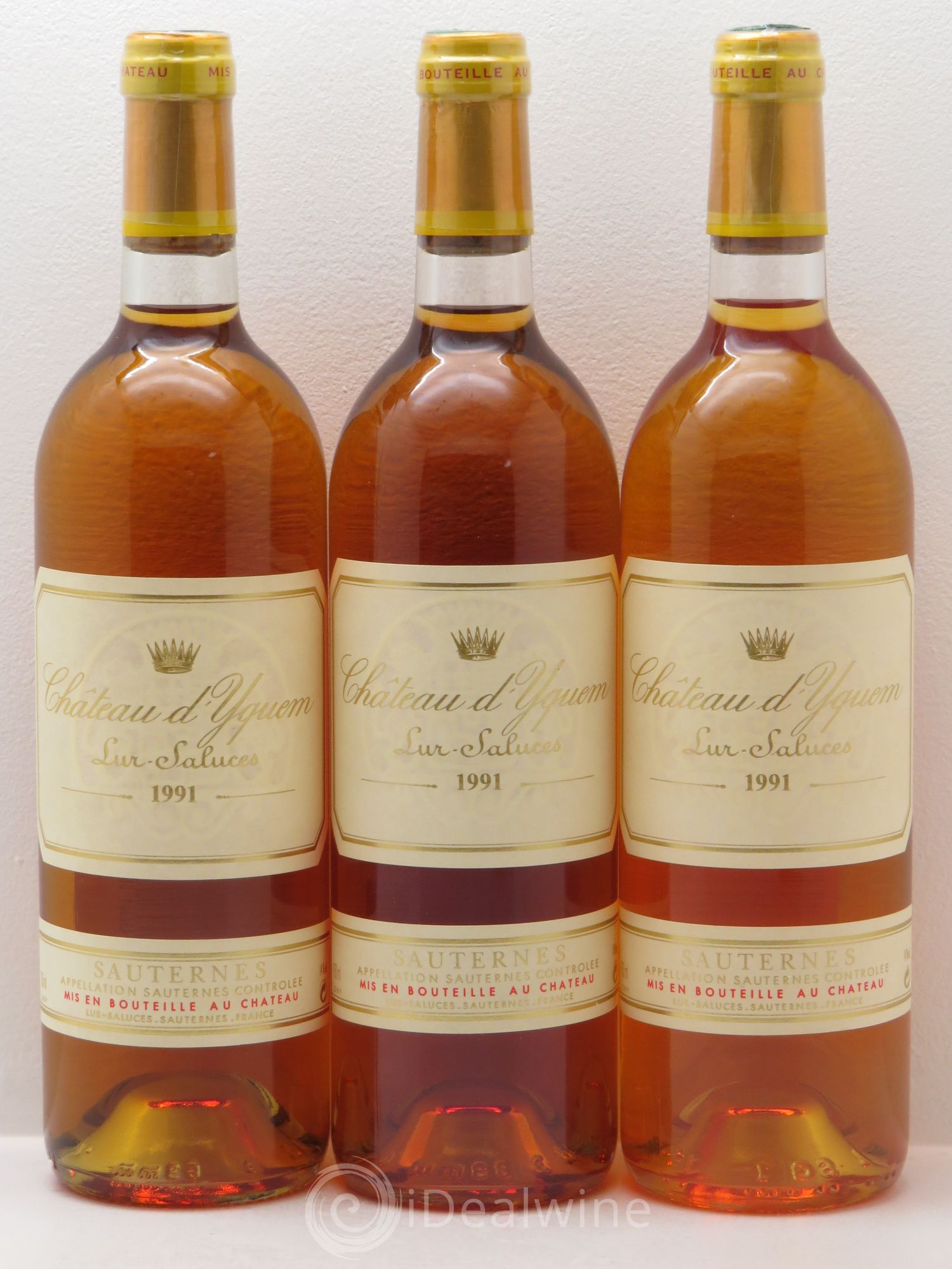 Château d' Yquem 1er Cru Classé Supérieur 1991 - Lotto di 6 bottiglie - 2