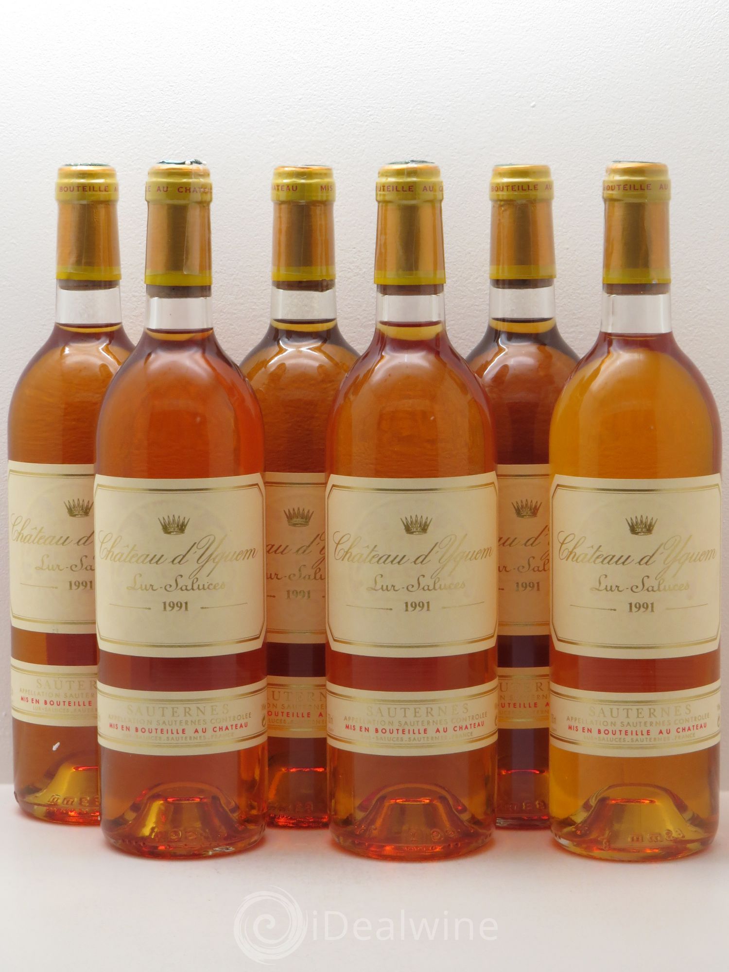 Château d' Yquem 1er Cru Classé Supérieur 1991 - Lotto di 6 bottiglie - 0