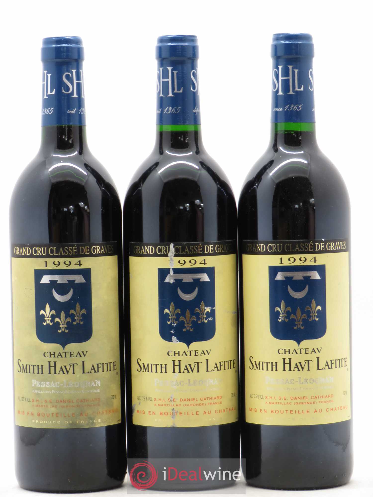 Château Smith Haut Lafitte Cru Classé de Graves 1994 - Lot de 3 bouteilles - 0